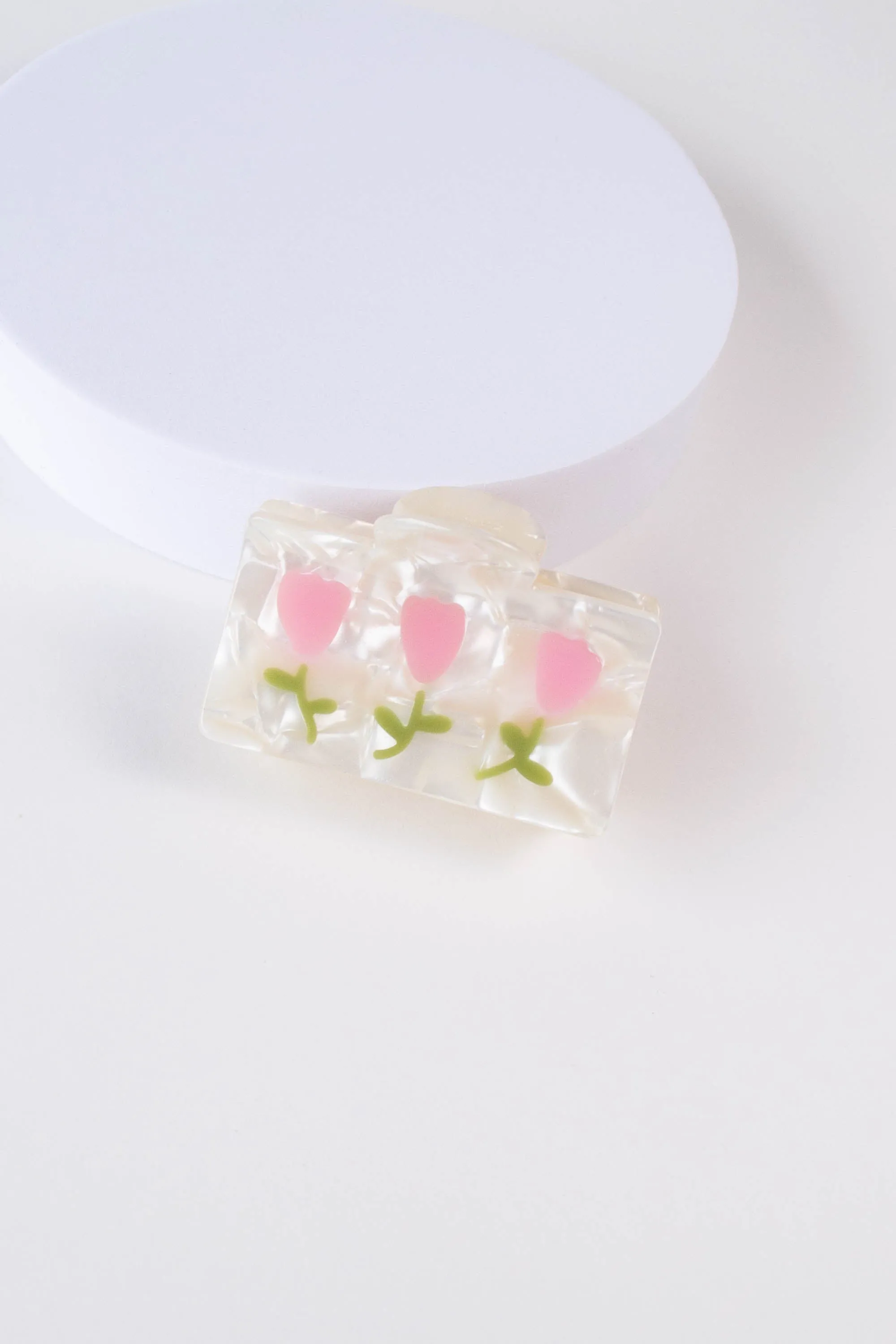 Eco Beyond Unique Handmade Tulip Hair Claw sold by Tiepology product image thumbnail 5