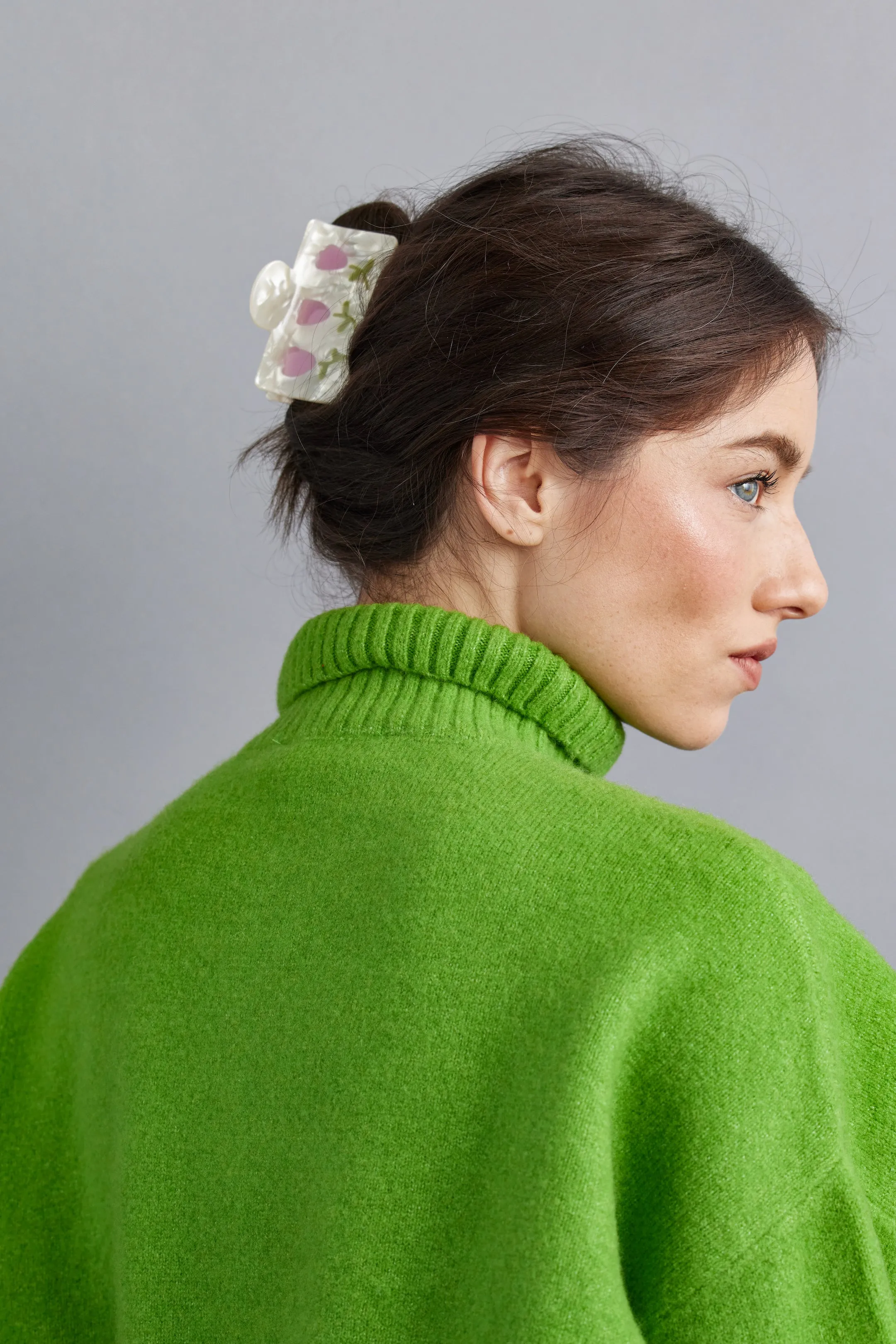 Eco Beyond Unique Handmade Tulip Hair Claw sold by Tiepology product image thumbnail 3