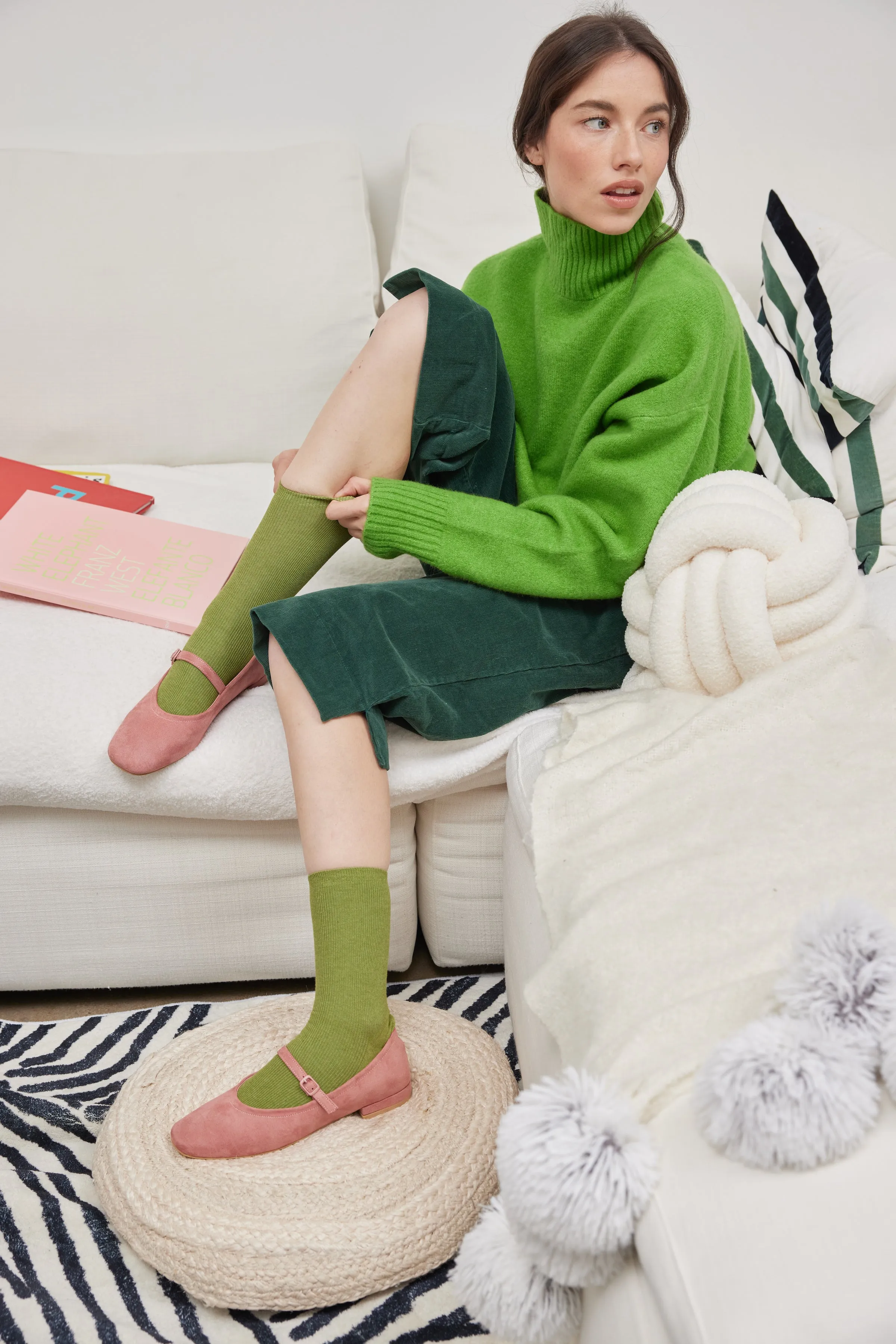 AM Women's Standard Crew Socks sold by Tiepology product image thumbnail 2