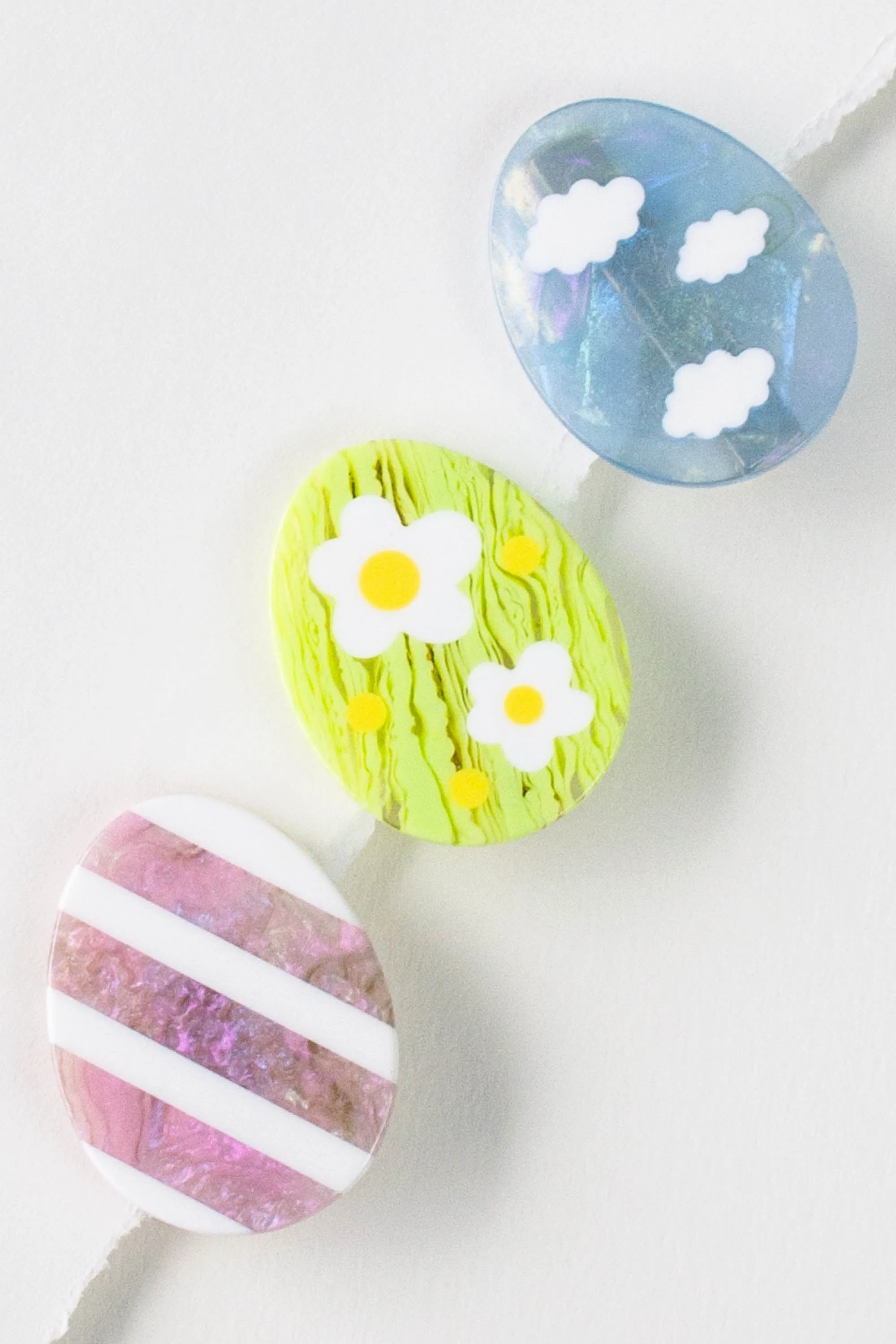 Eco Happy Oval Hair Pin sold by Tiepology product image thumbnail 3