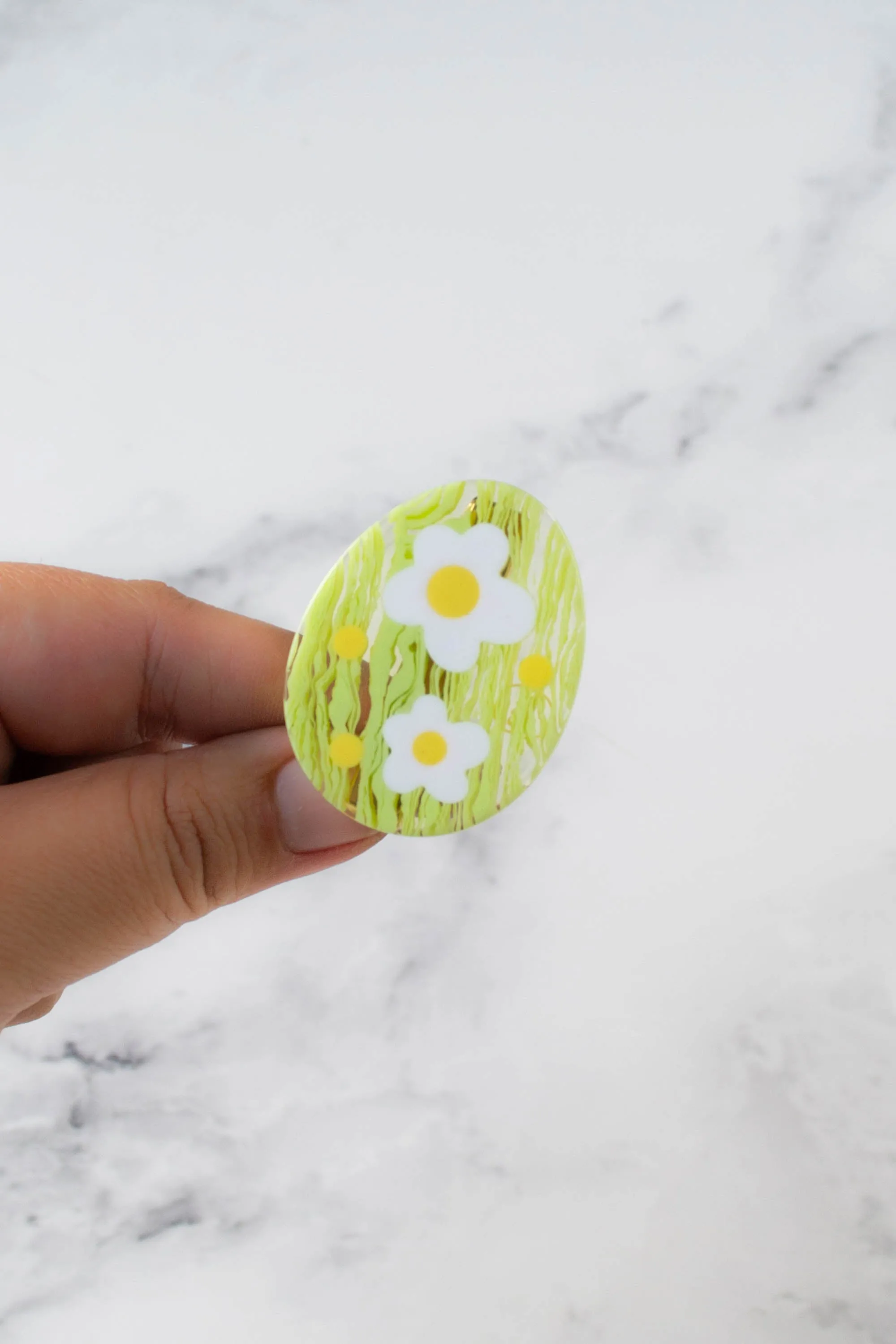 Eco Happy Oval Hair Pin sold by Tiepology product image thumbnail 4