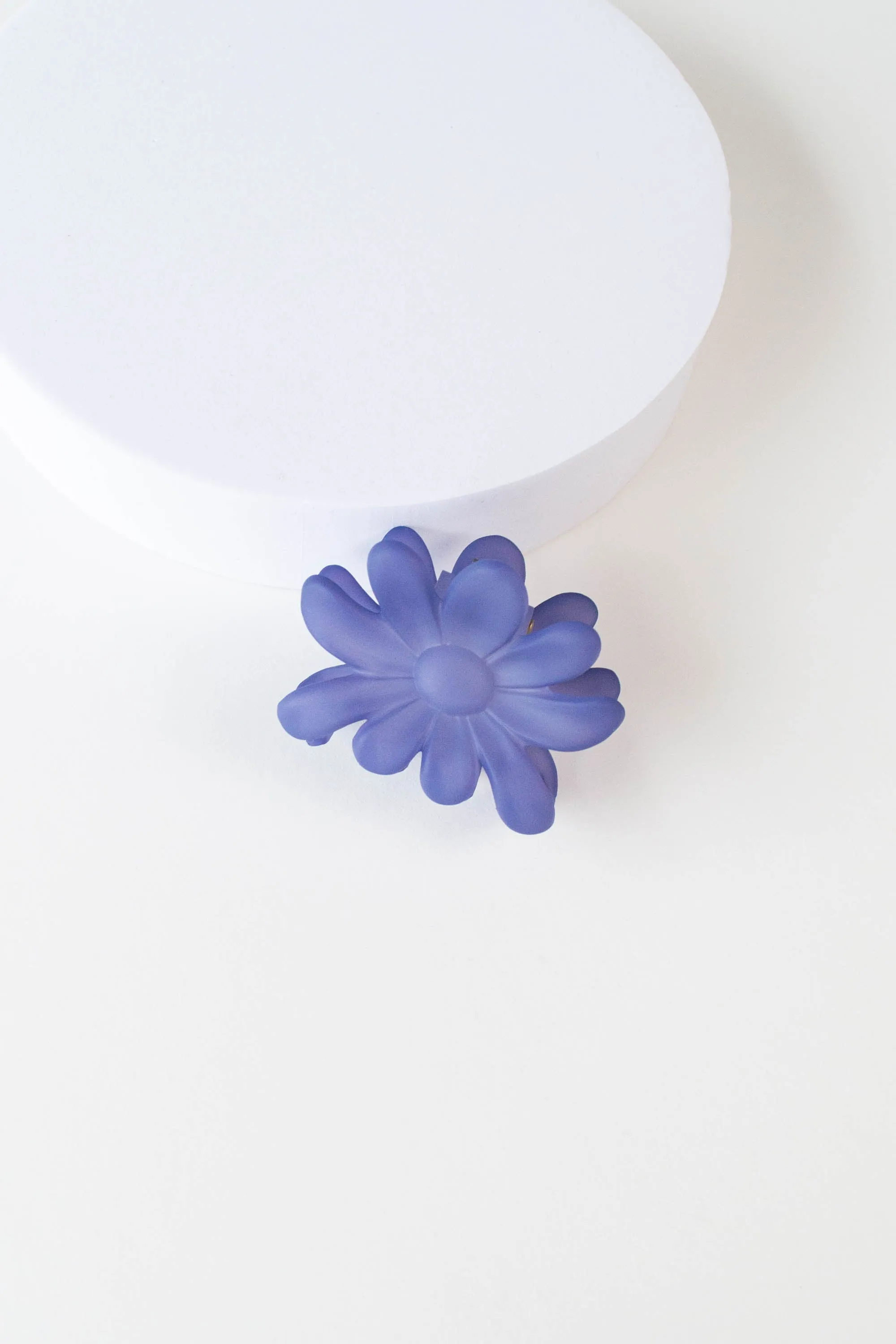 Ice Matte Floral Hair Claw Clip sold by Tiepology product image thumbnail 2