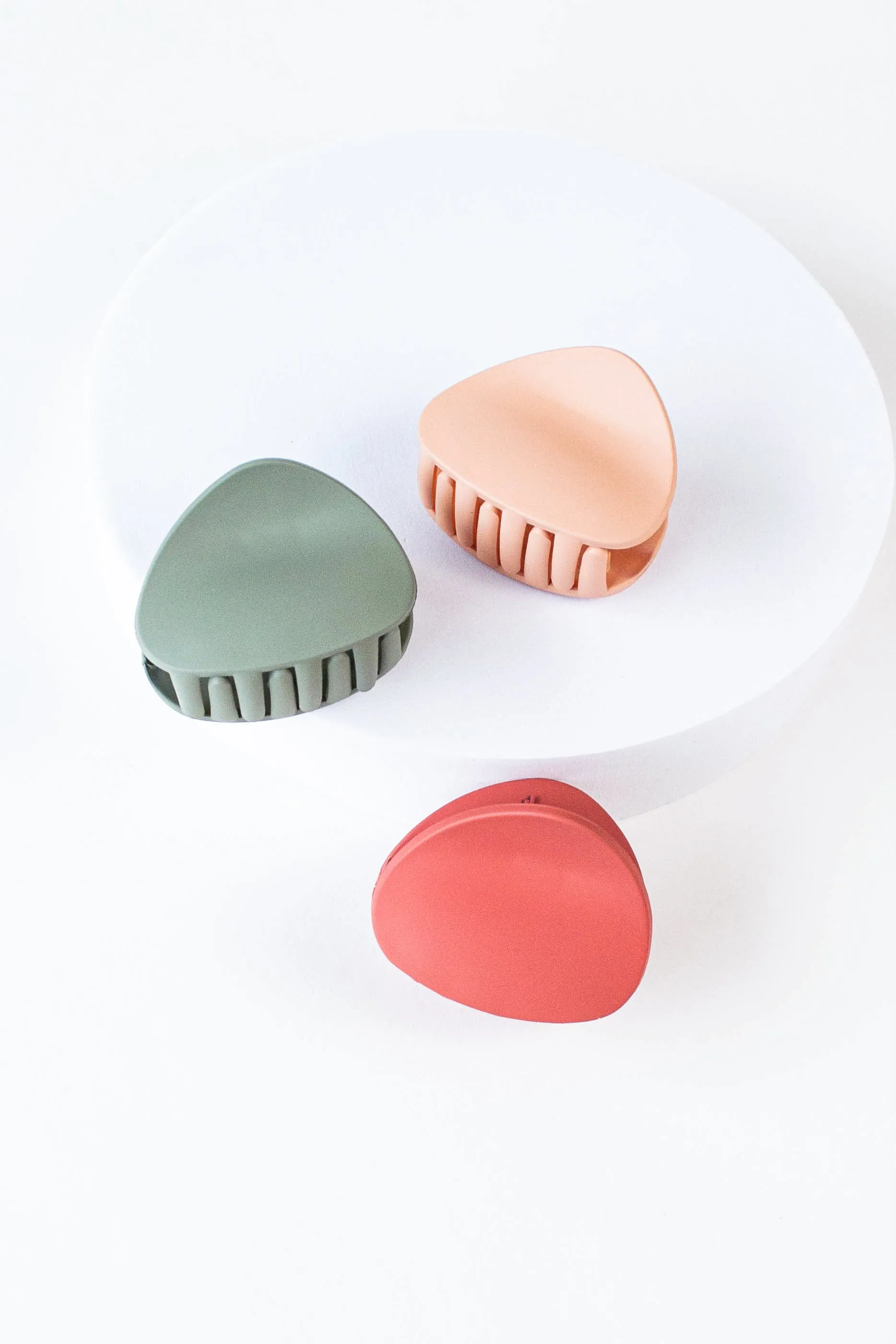 Matte Treasure Hair Claw Clip sold by Tiepology