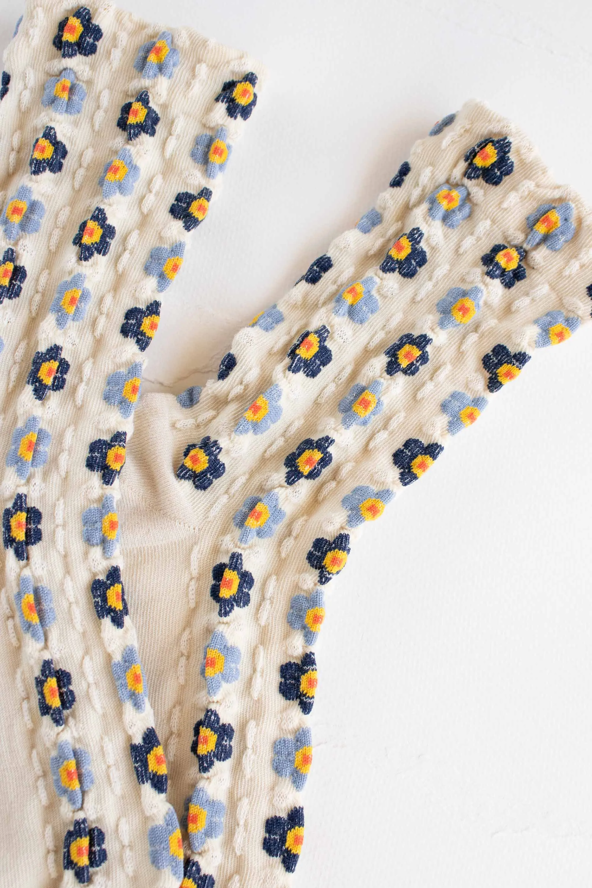 Retro Flower Casual Socks sold by Tiepology product image thumbnail 2