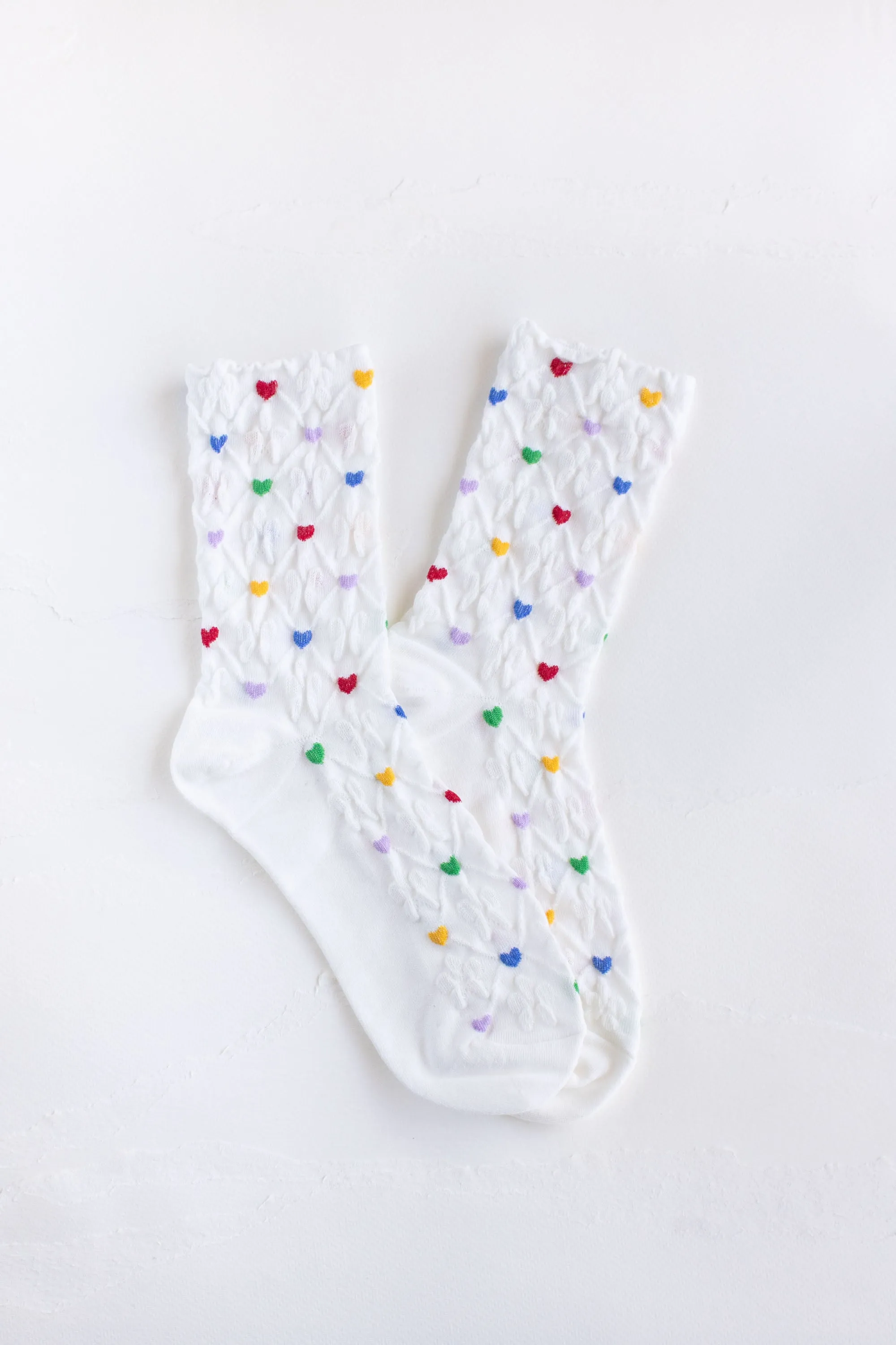Berry Heart Casual Socks sold by Tiepology