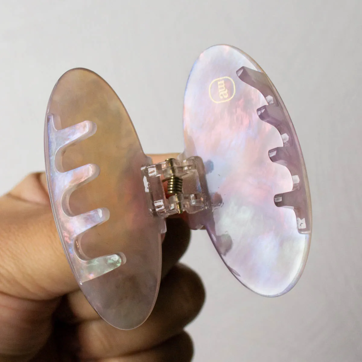 Eco Oval The Rainbow Hair Claw sold by Tiepology product image thumbnail 4