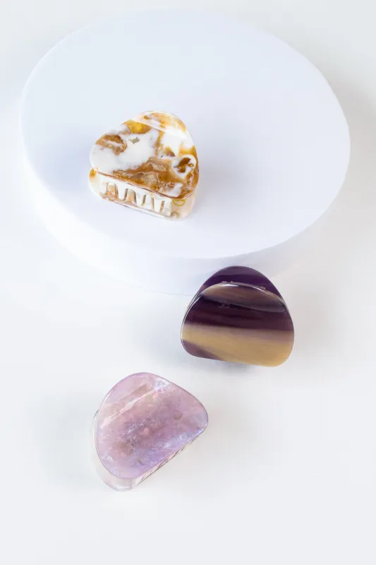 Eco Treasure Hair Claw made by Tiepology