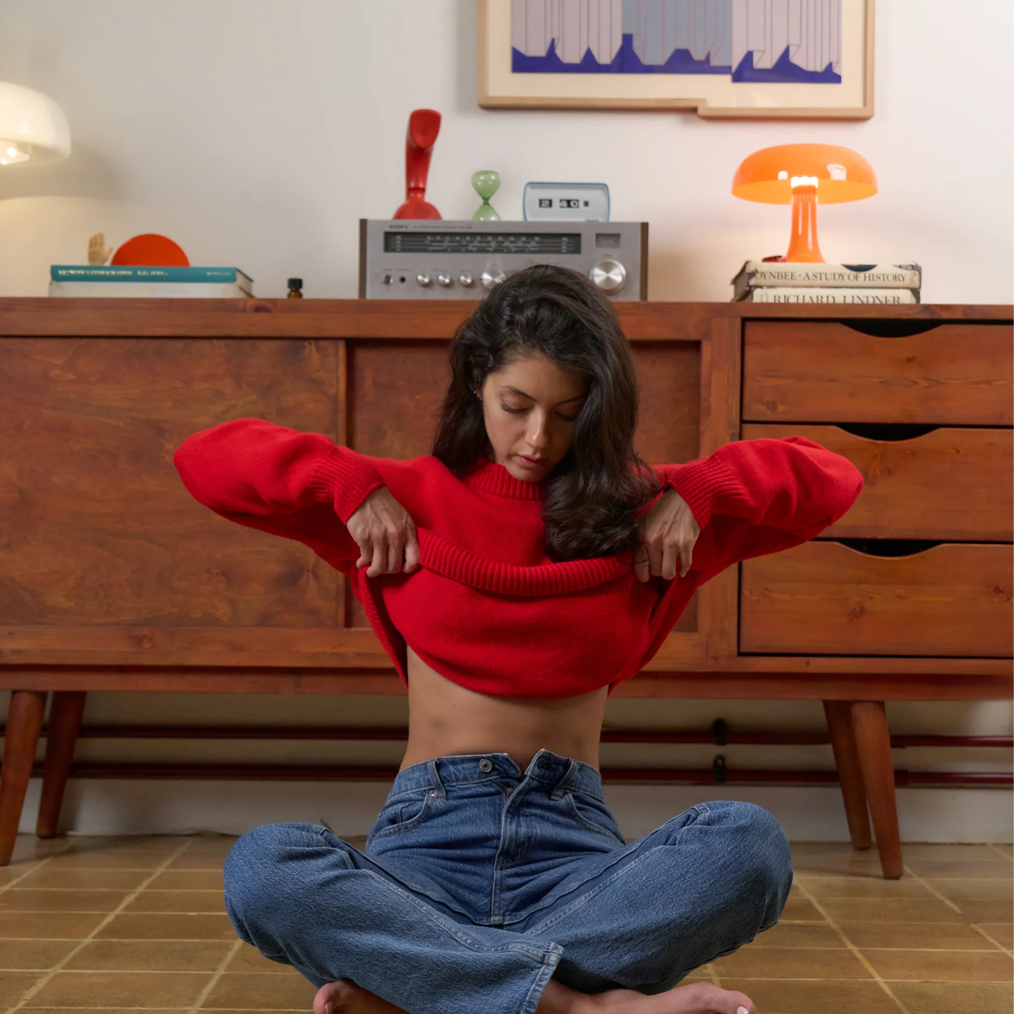 Red Crew sold by Givéh product image thumbnail 3