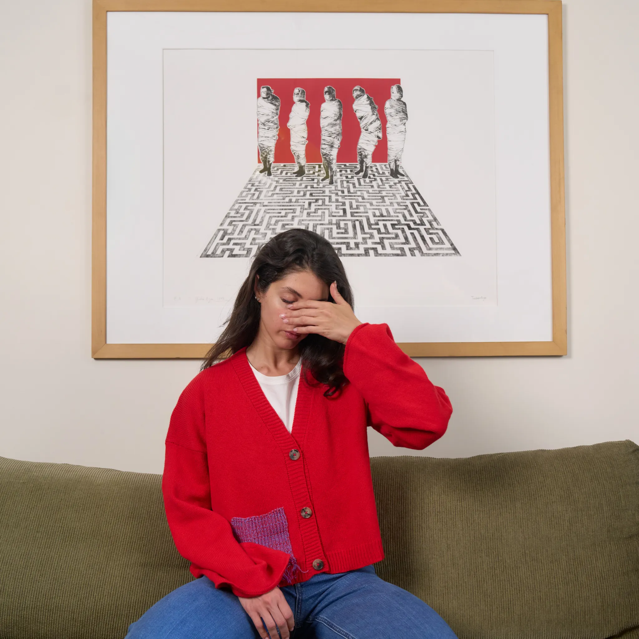 Red Melo Cardi sold by Givéh product image thumbnail 3