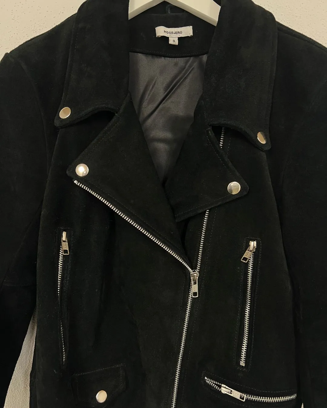 Suede leather jacket sold by Hosbjerg product image thumbnail 3