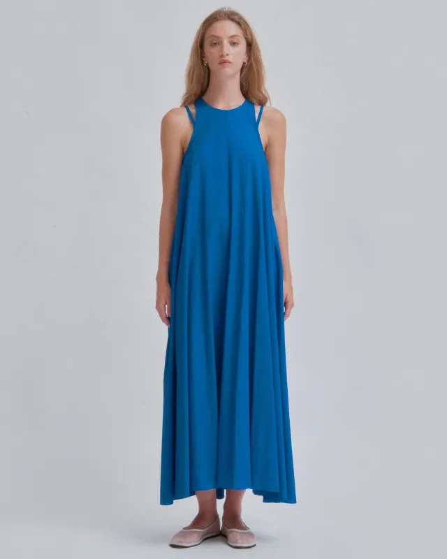 Double Strap Dress in Cerulean made by Sayaka Davis