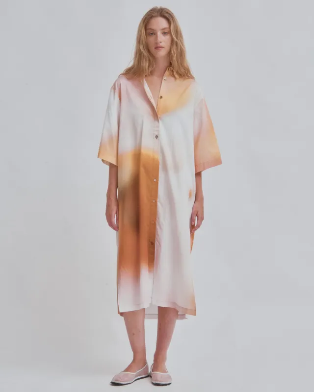 Kaftan Shirt Dress in Print made by Sayaka Davis