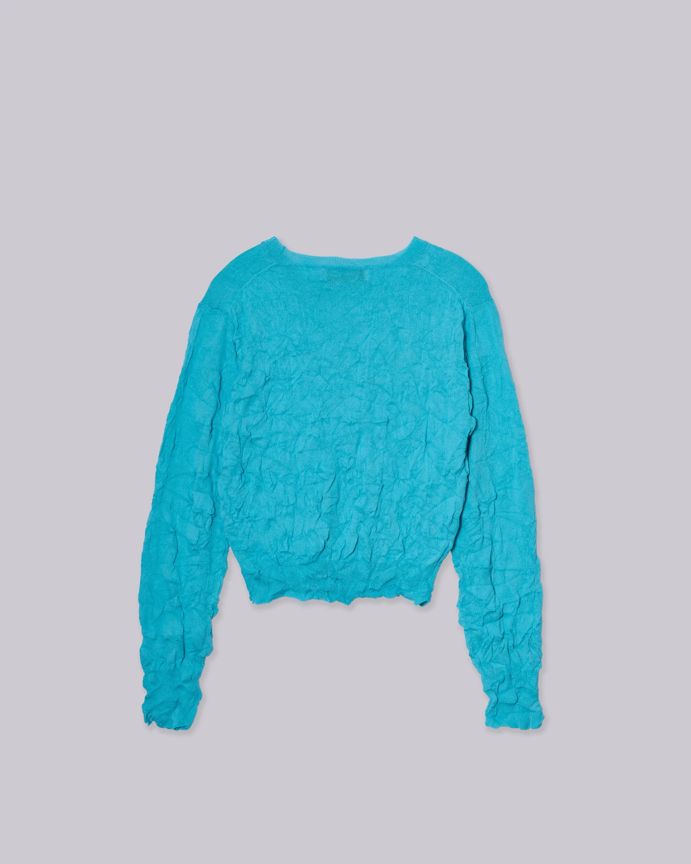 Crinkled Pullover in Teal sold by Sayaka Davis product image thumbnail 5