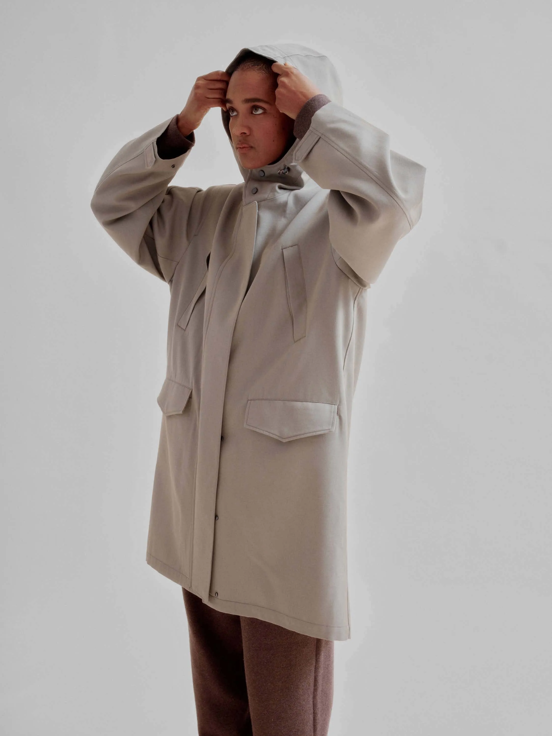 Fishtail Parka in Green Ash sold by Sayaka Davis product image thumbnail 3