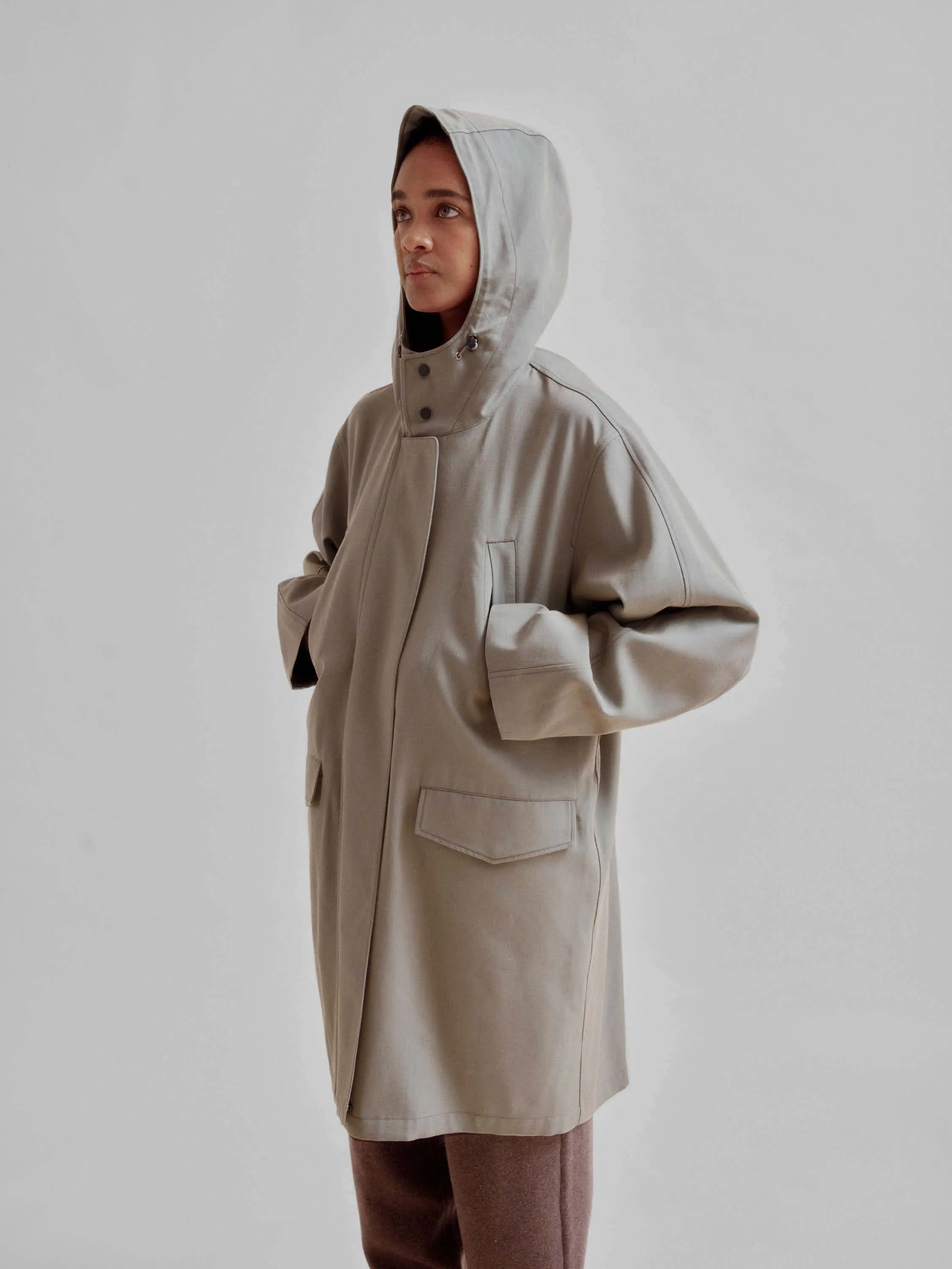Fishtail Parka in Green Ash sold by Sayaka Davis product image thumbnail 4