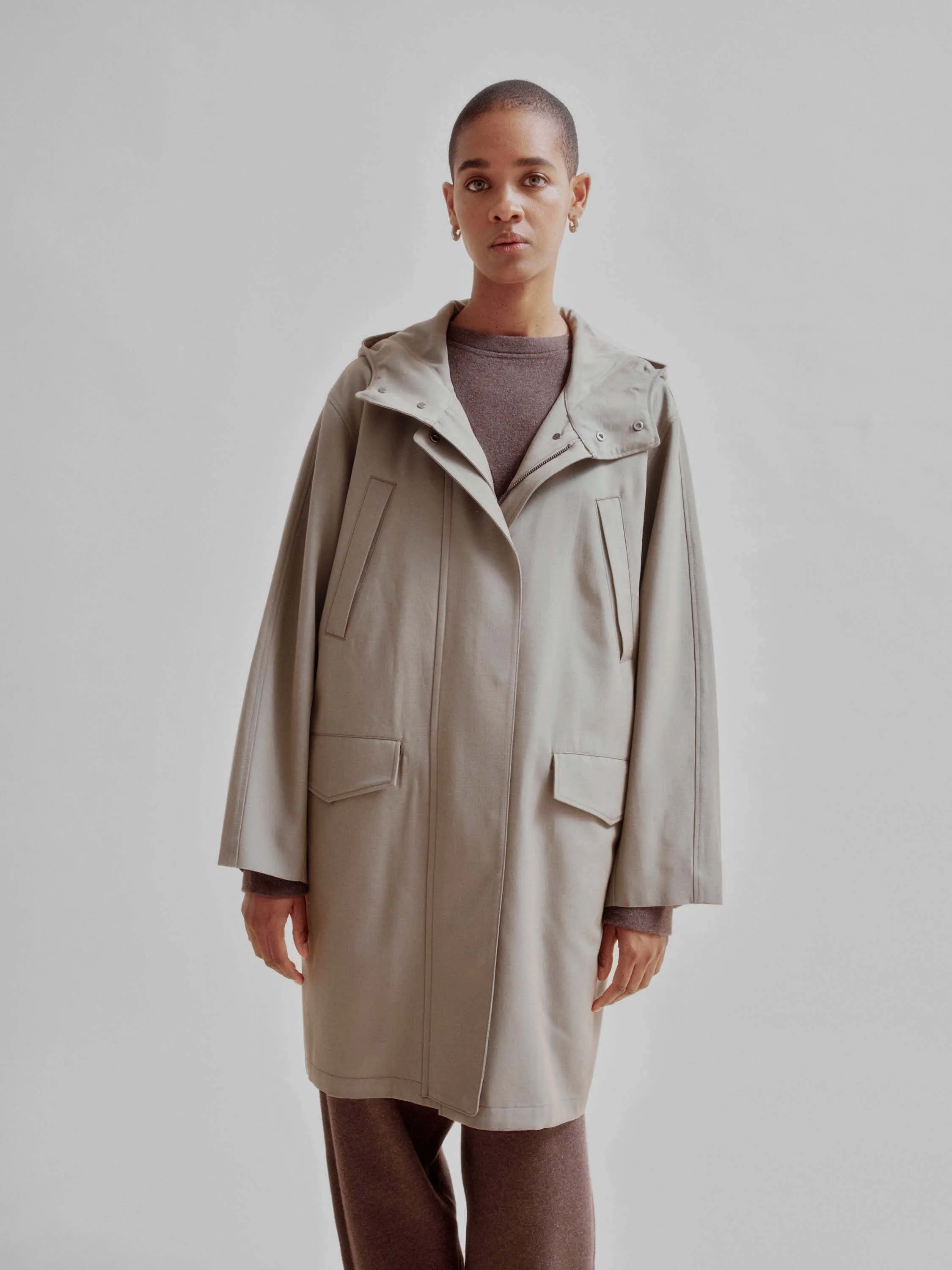 Fishtail Parka in Green Ash sold by Sayaka Davis product image thumbnail 2