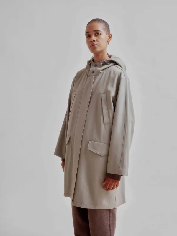 Fishtail Parka in Green Ash made by Sayaka Davis