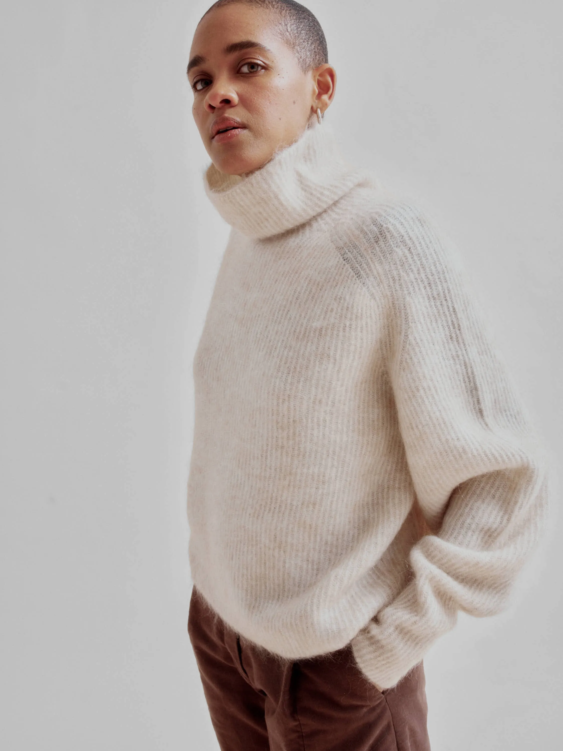 Mohair Highneck in Wheat sold by Sayaka Davis product image thumbnail 3