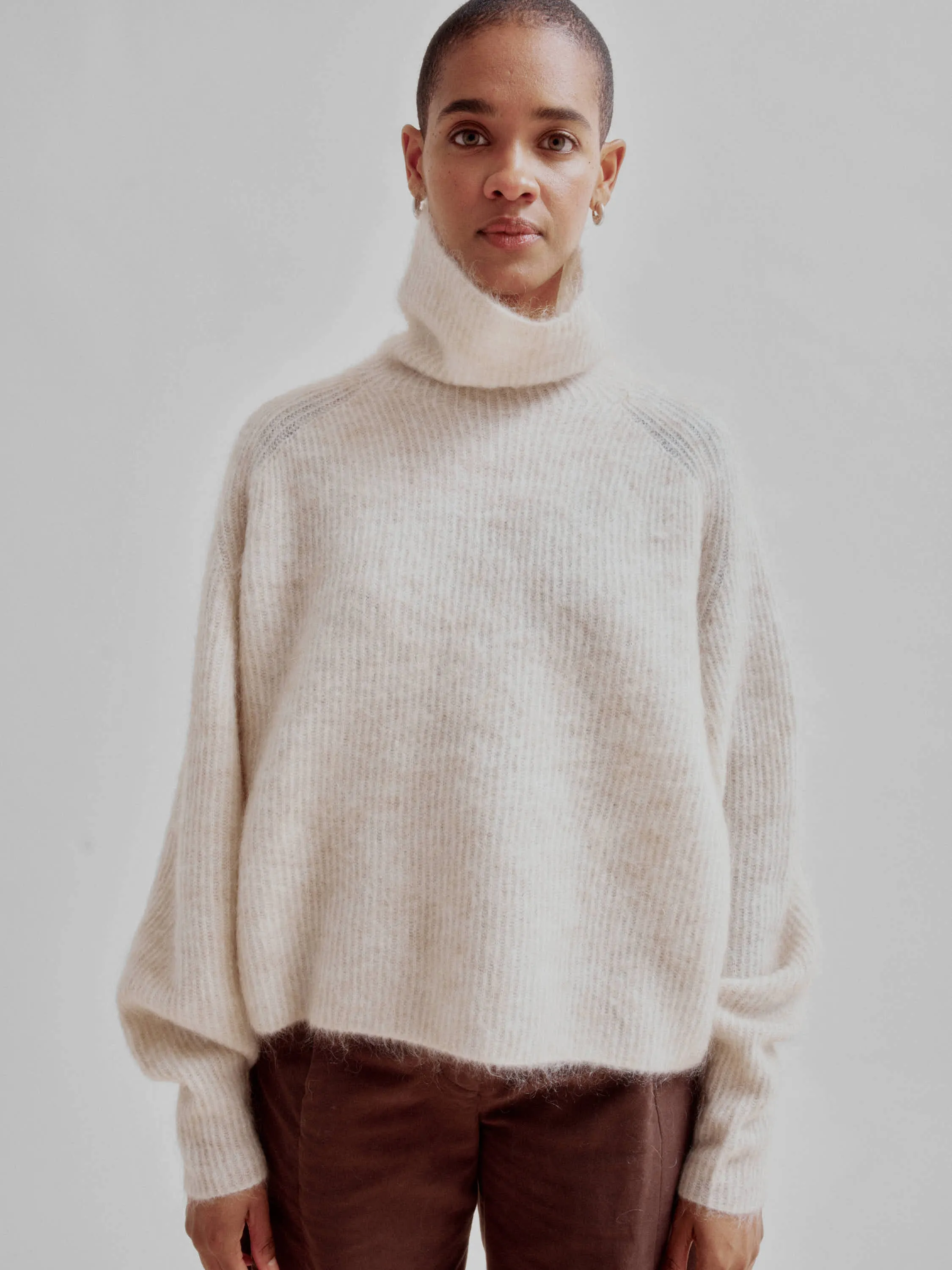Mohair Highneck in Wheat sold by Sayaka Davis product image thumbnail 5