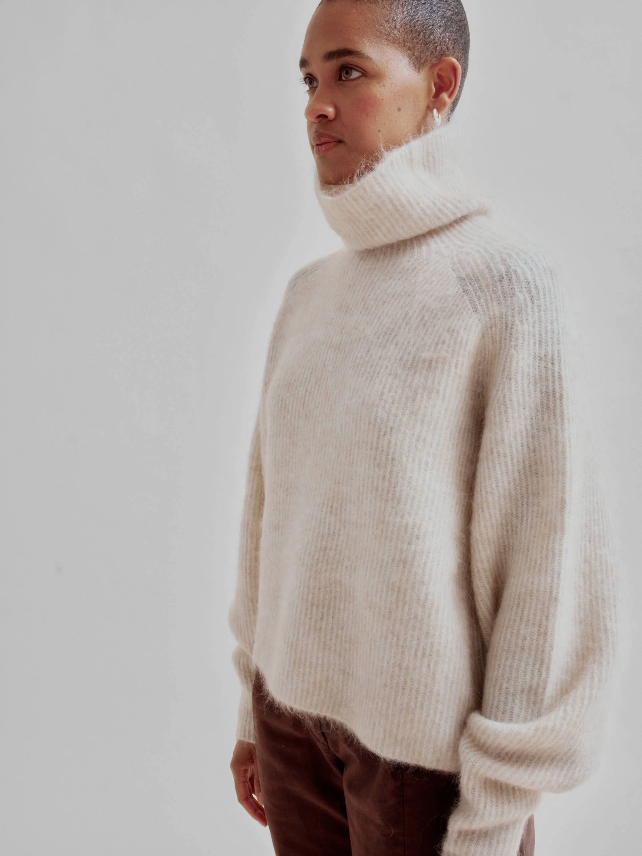 Mohair Highneck in Wheat sold by Sayaka Davis product image thumbnail 2