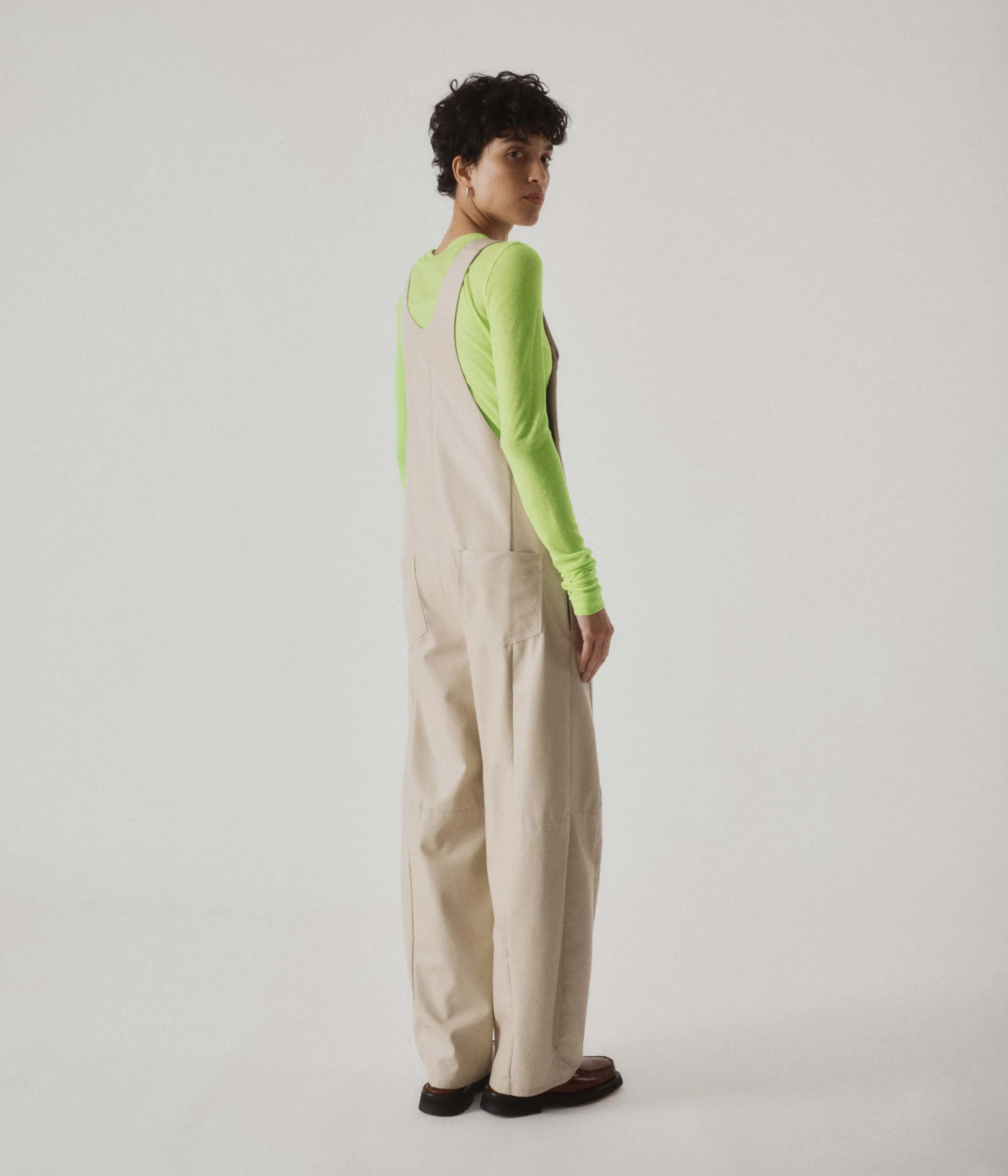 SHEER LONG TEE IN WASABI sold by Sayaka Davis product image thumbnail 4