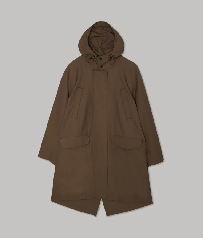 Fishtail Parka in Tawny made by Sayaka Davis
