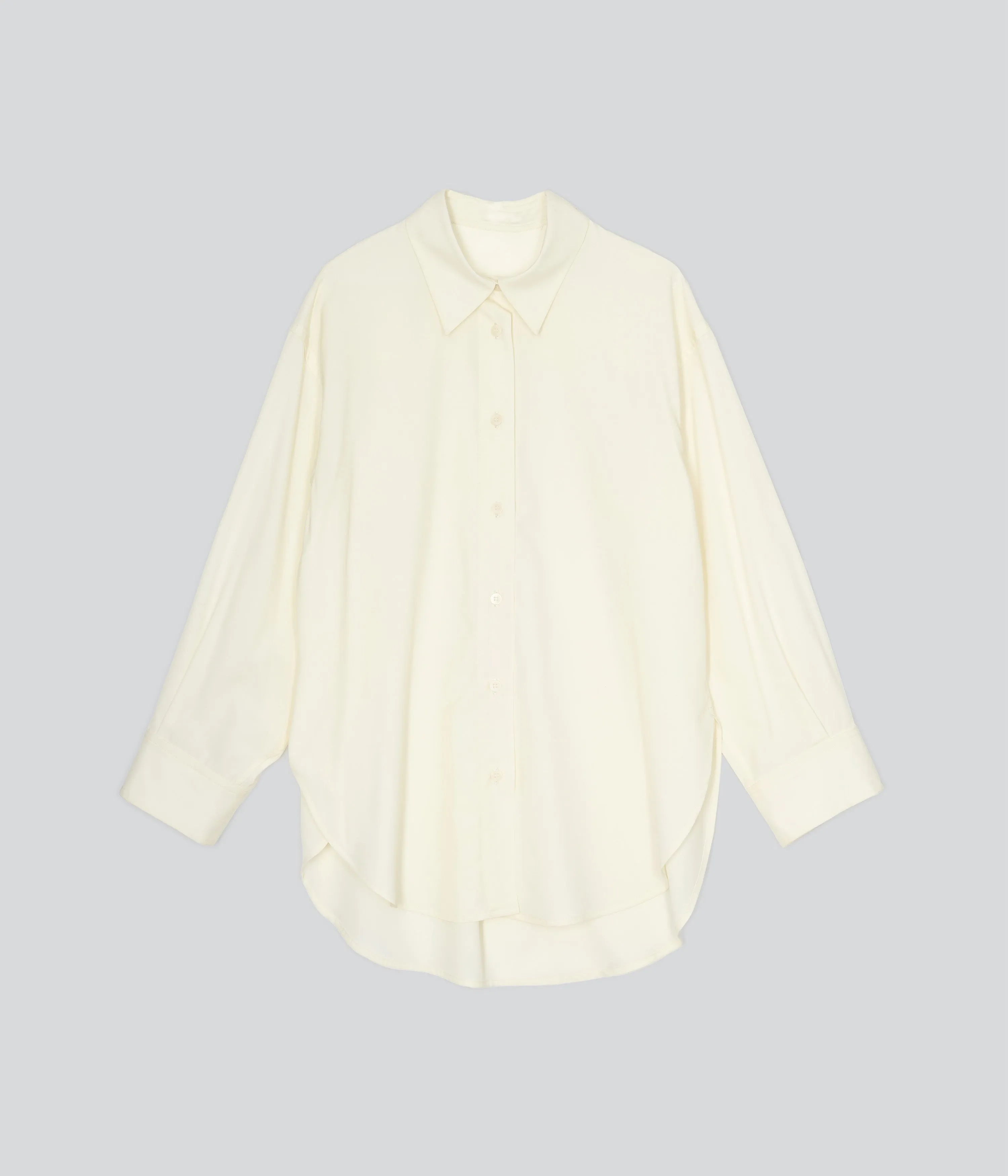 Oversized Wool Shirt in Ivory sold by Sayaka Davis product image thumbnail 3