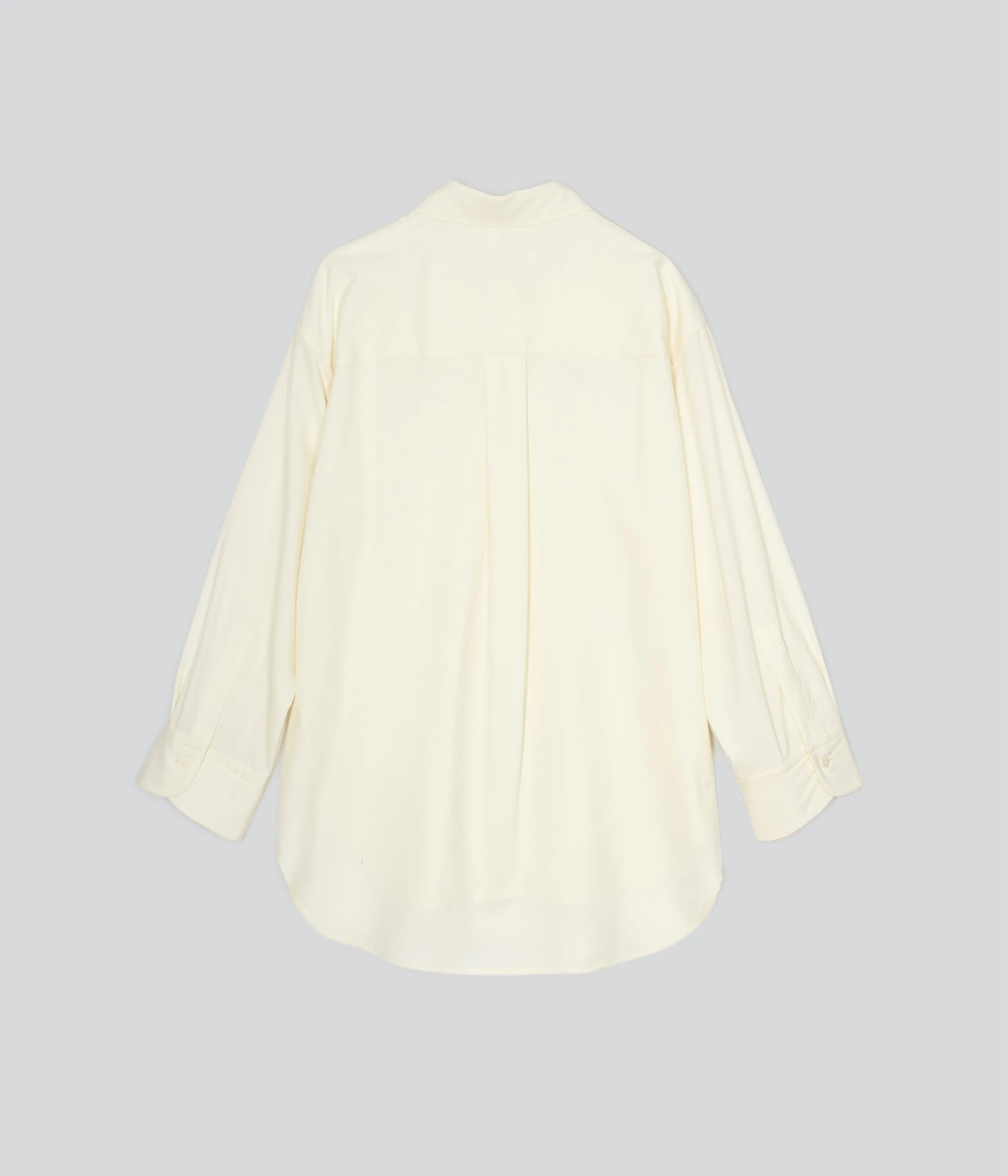 Oversized Wool Shirt in Ivory sold by Sayaka Davis product image thumbnail 4