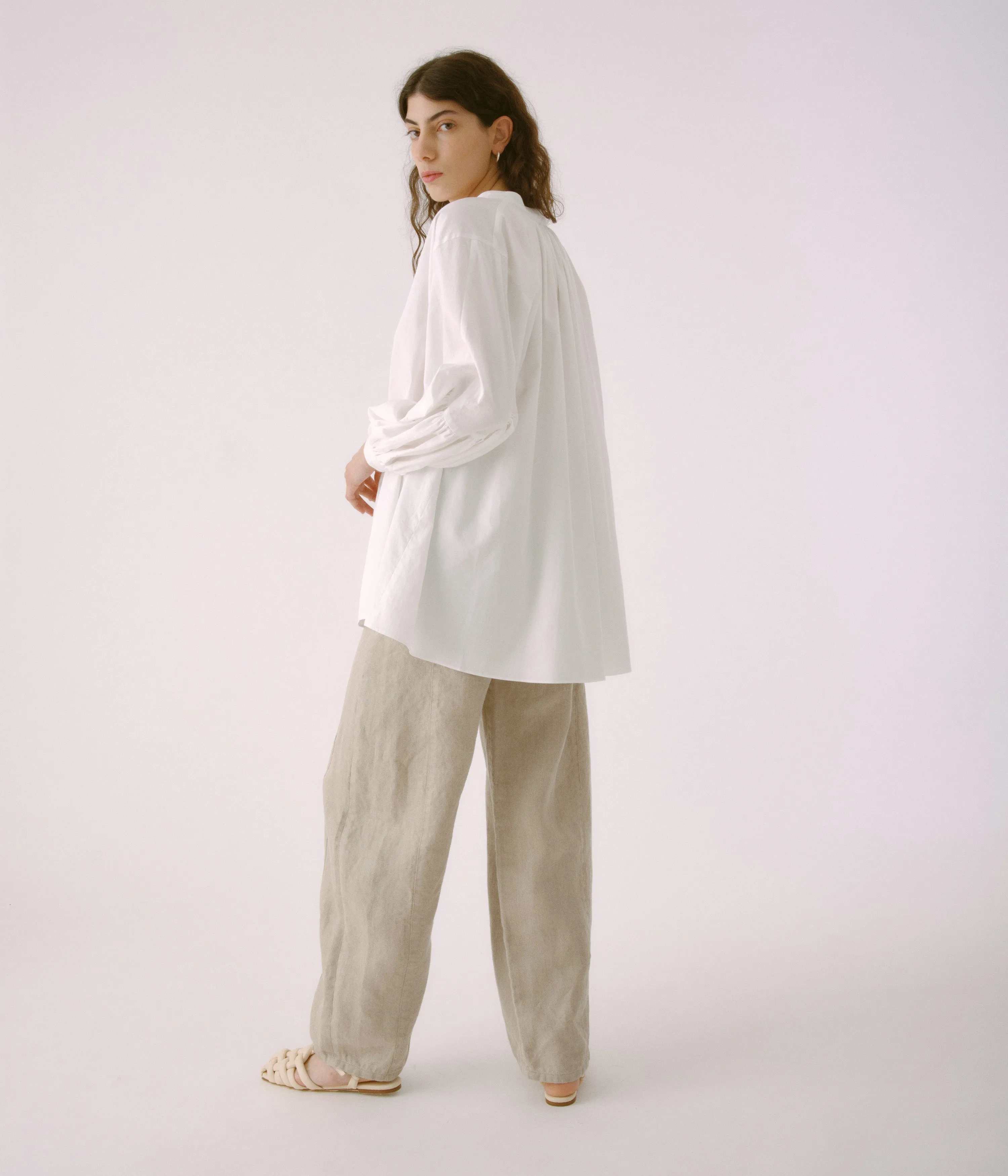 Puffy Sleeve Blouse in White sold by Sayaka Davis product image thumbnail 2