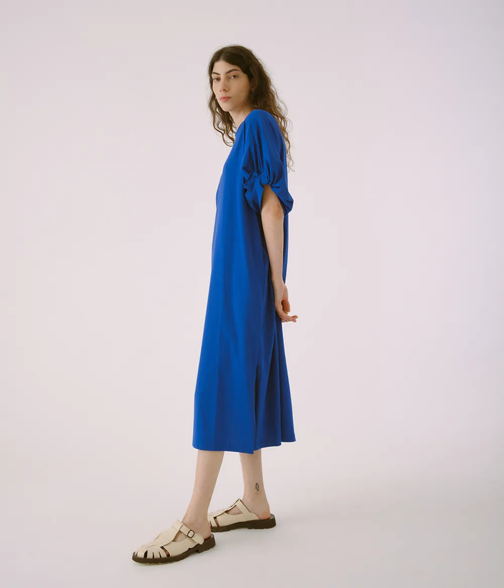 Twisted Sleeve Dress in Ultramarine sold by Sayaka Davis product image thumbnail 3