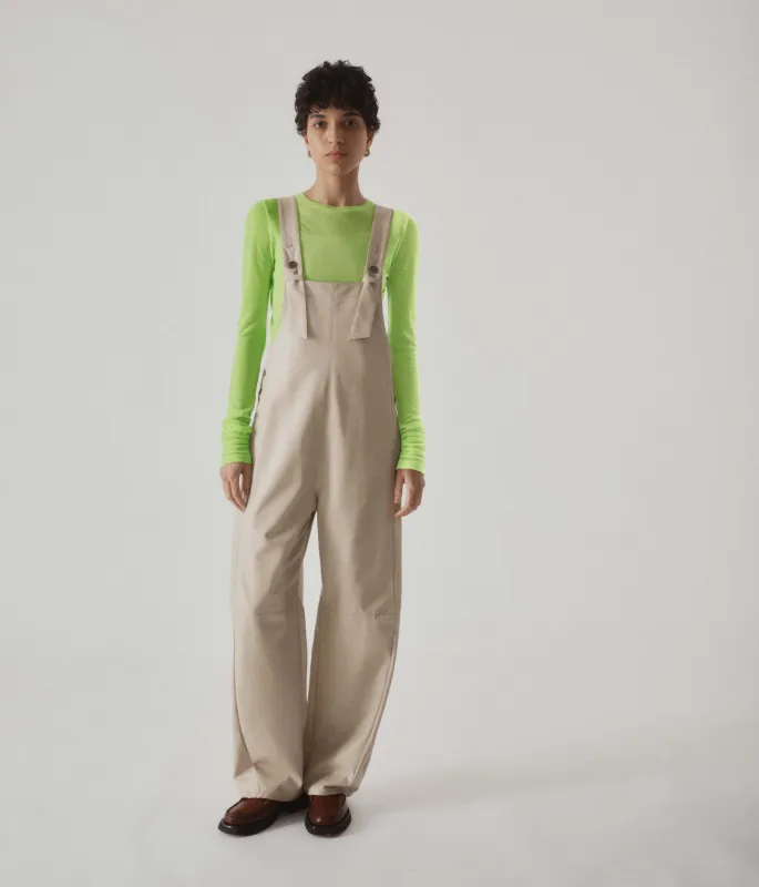 Sheer Long Tee in Wasabi made by Sayaka Davis