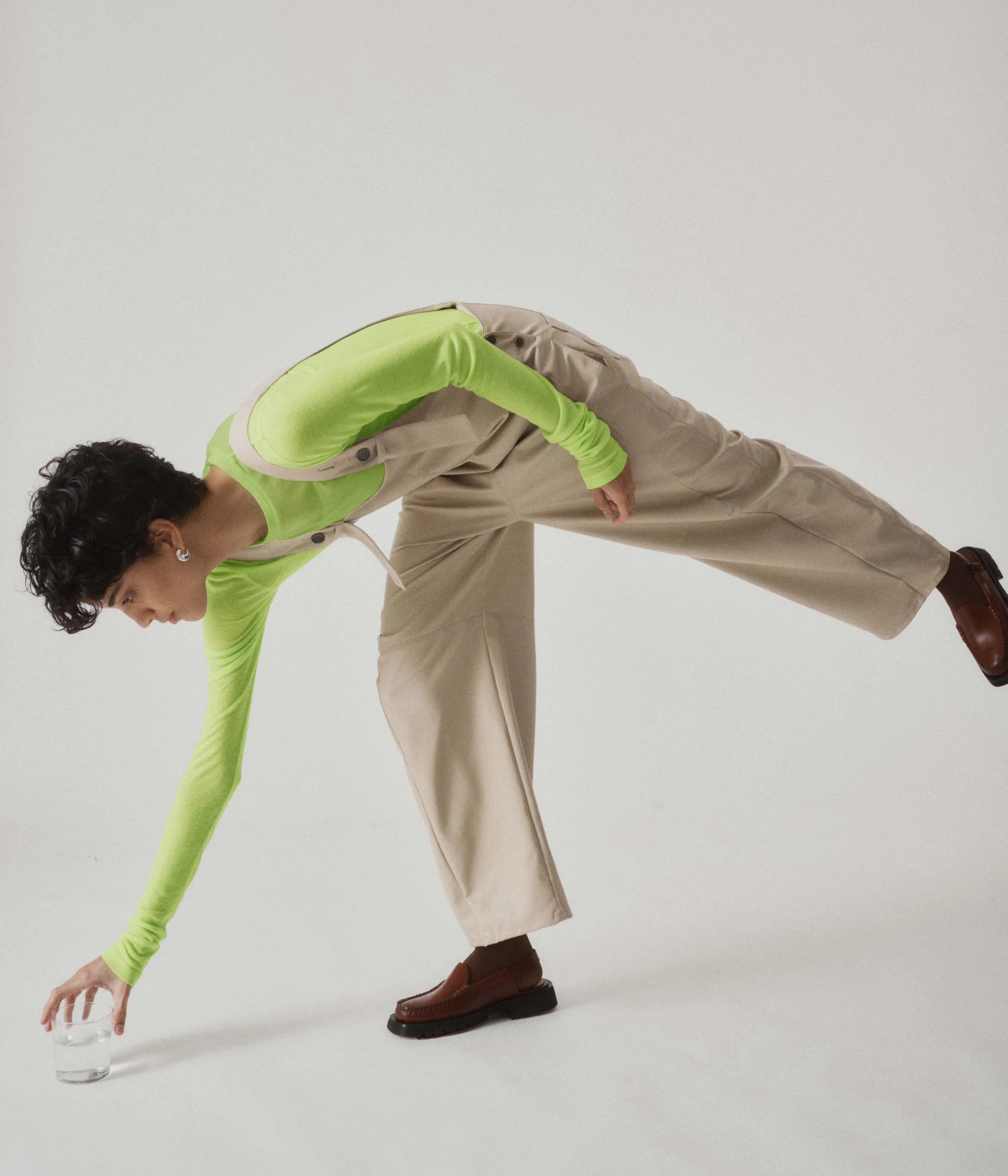 Sheer Long Tee in Wasabi sold by Sayaka Davis product image thumbnail 2