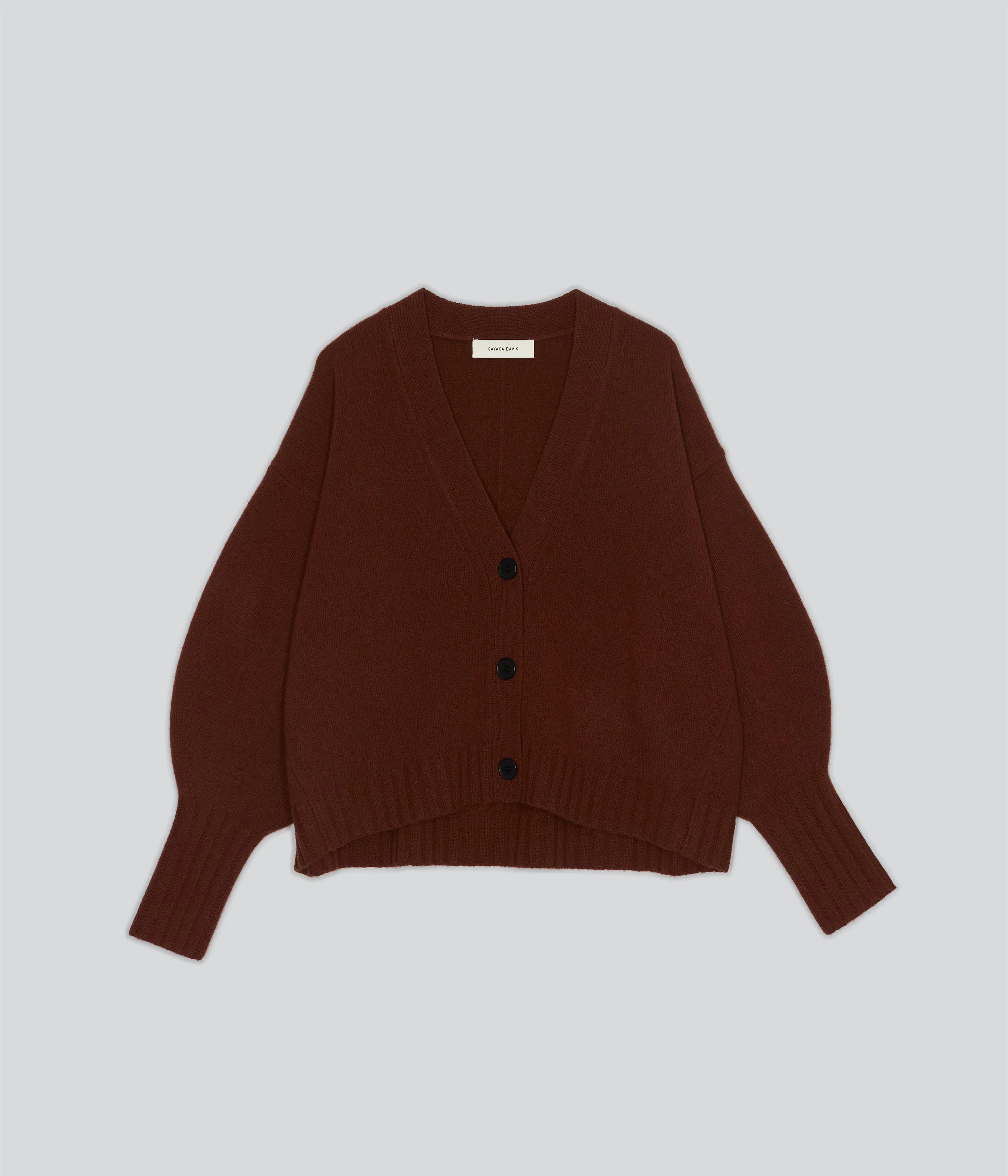 Balloon Sleeve Cardigan in Cinnamon sold by Sayaka Davis product image thumbnail 5