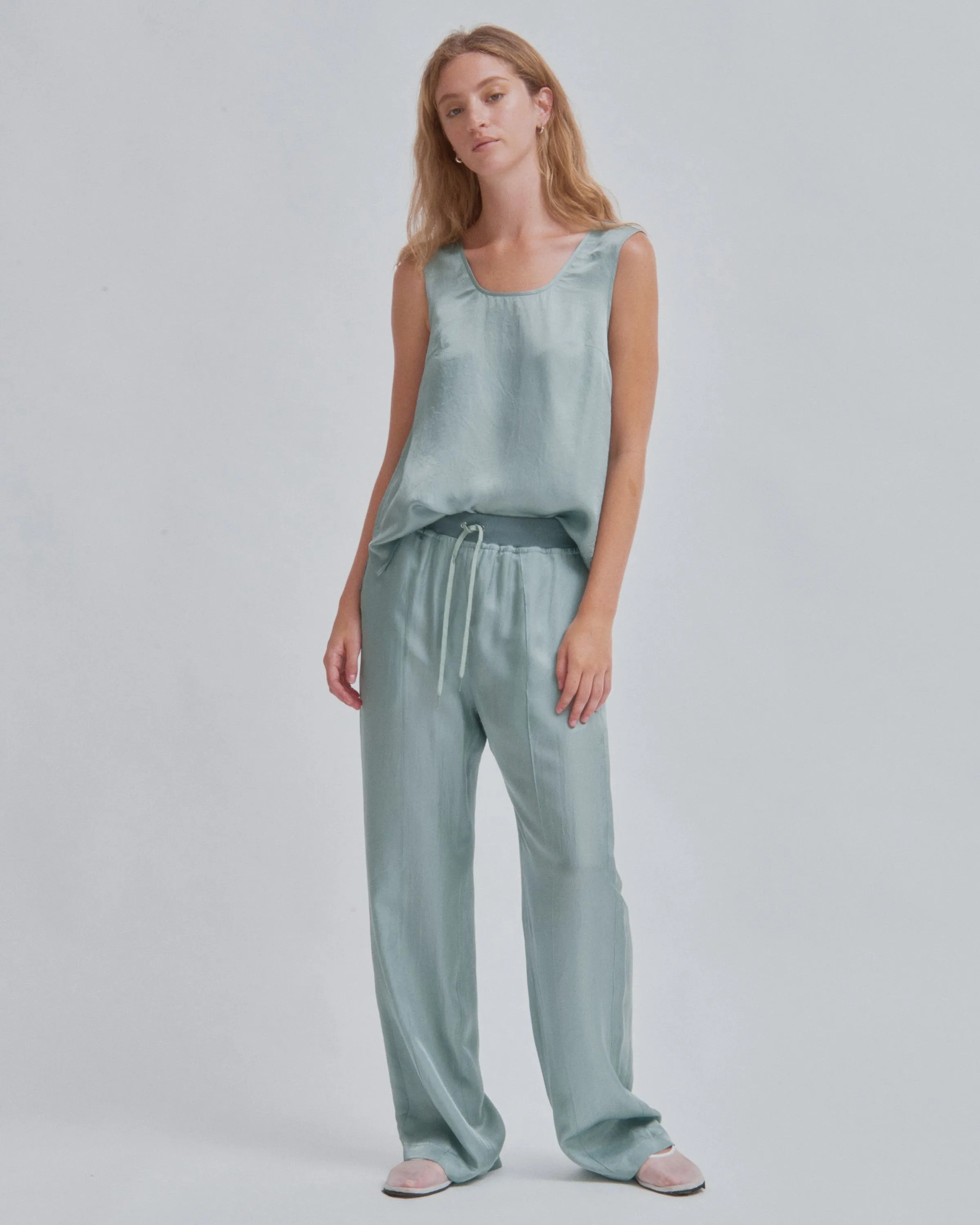 U-Neck Tank in Sea Foam sold by Sayaka Davis product image thumbnail 3