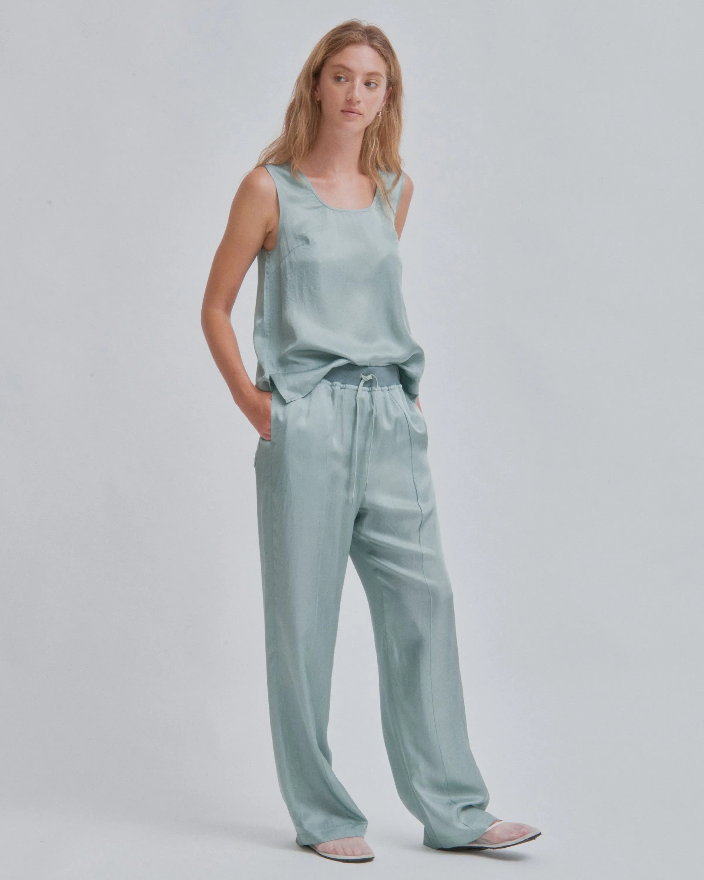 U-Neck Tank in Sea Foam sold by Sayaka Davis product image thumbnail 5