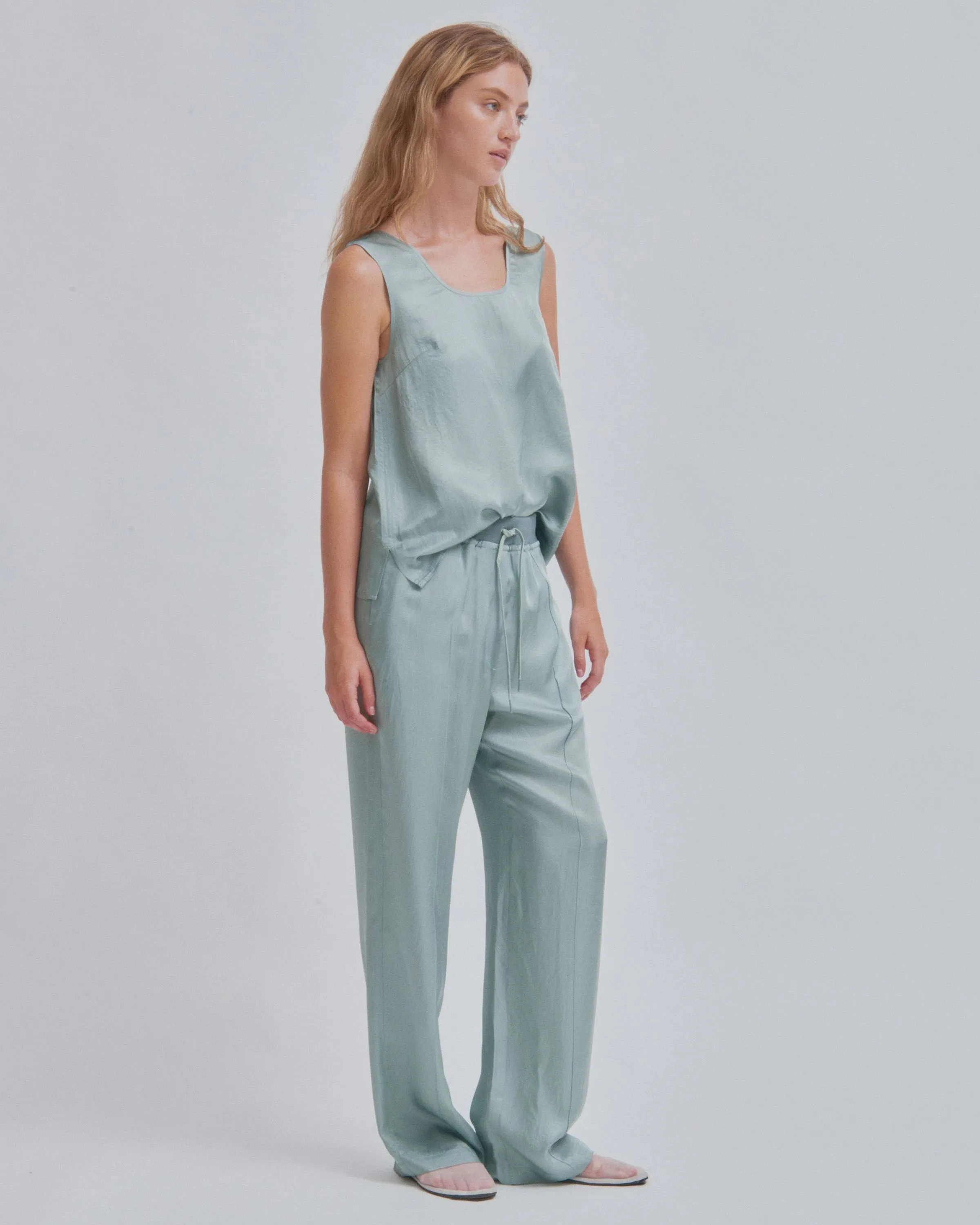 U-Neck Tank in Sea Foam sold by Sayaka Davis product image thumbnail 4