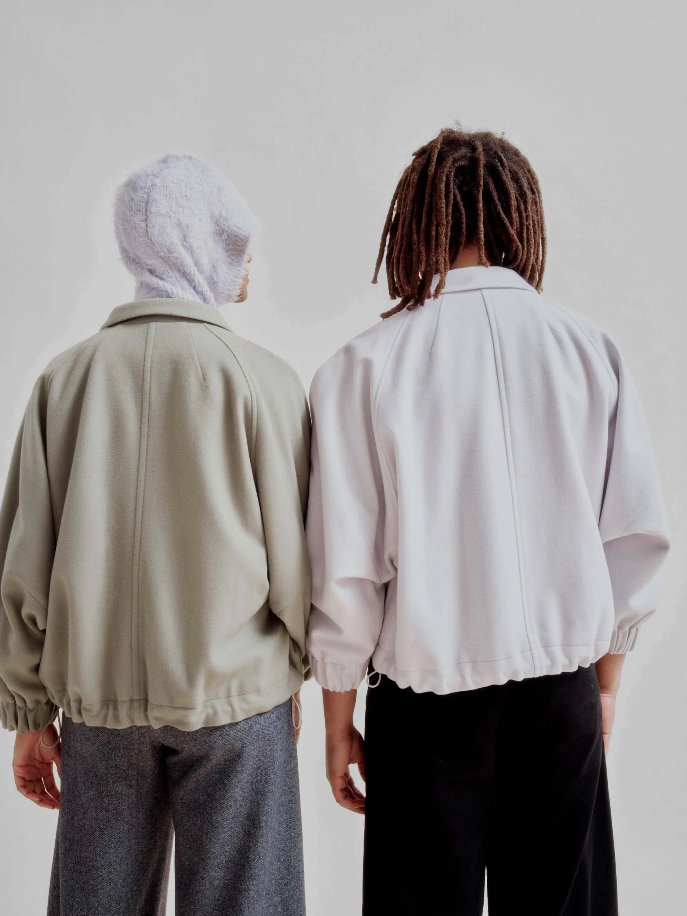 Bomber Jacket in Artichoke sold by Sayaka Davis product image thumbnail 3