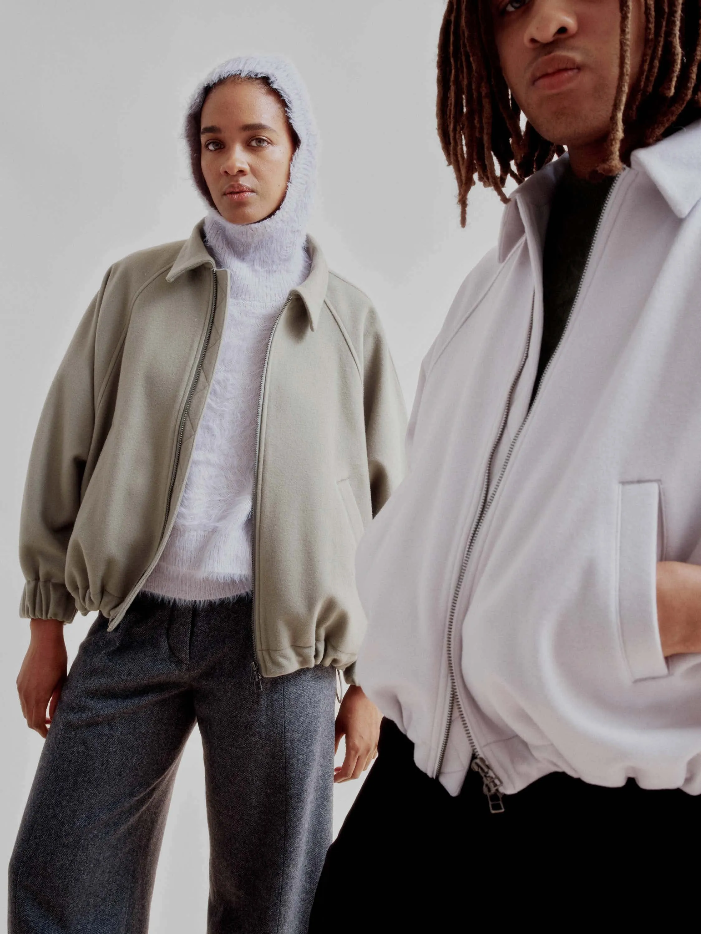 Bomber Jacket in Artichoke sold by Sayaka Davis product image thumbnail 2