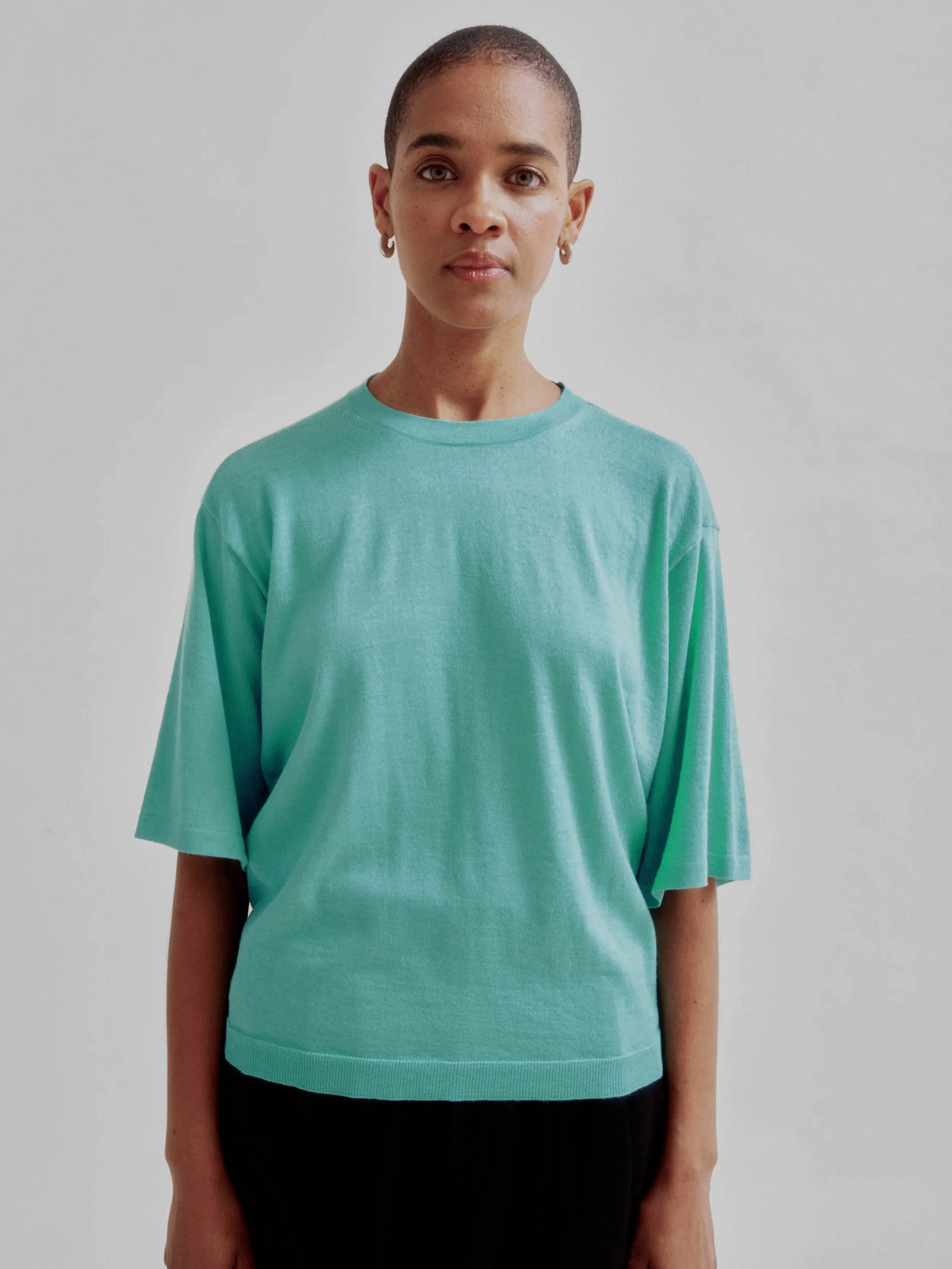 Cashmere Tee in Jade sold by Sayaka Davis product image thumbnail 2