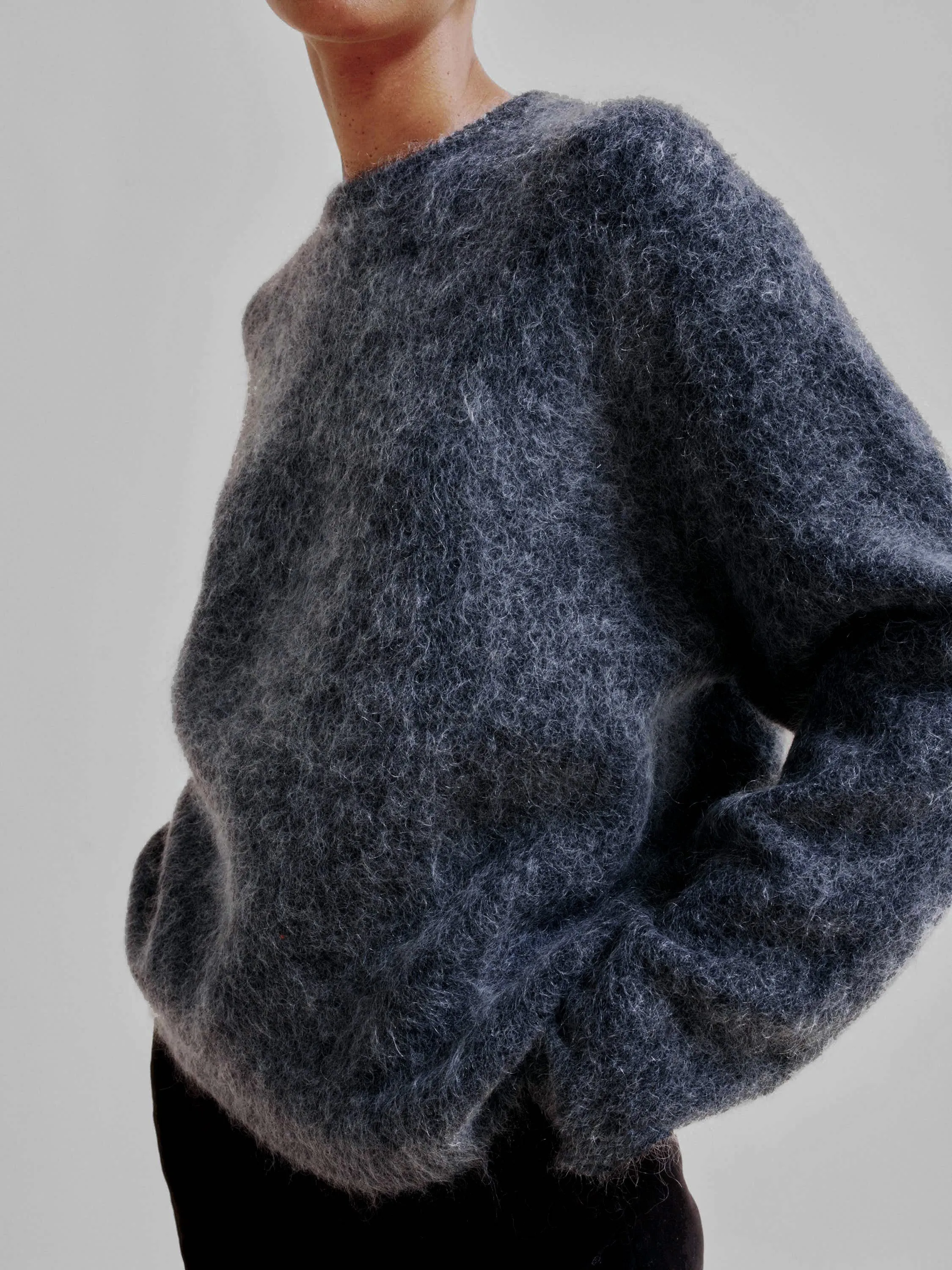 Mohair Pullover in Charcoal sold by Sayaka Davis product image thumbnail 5