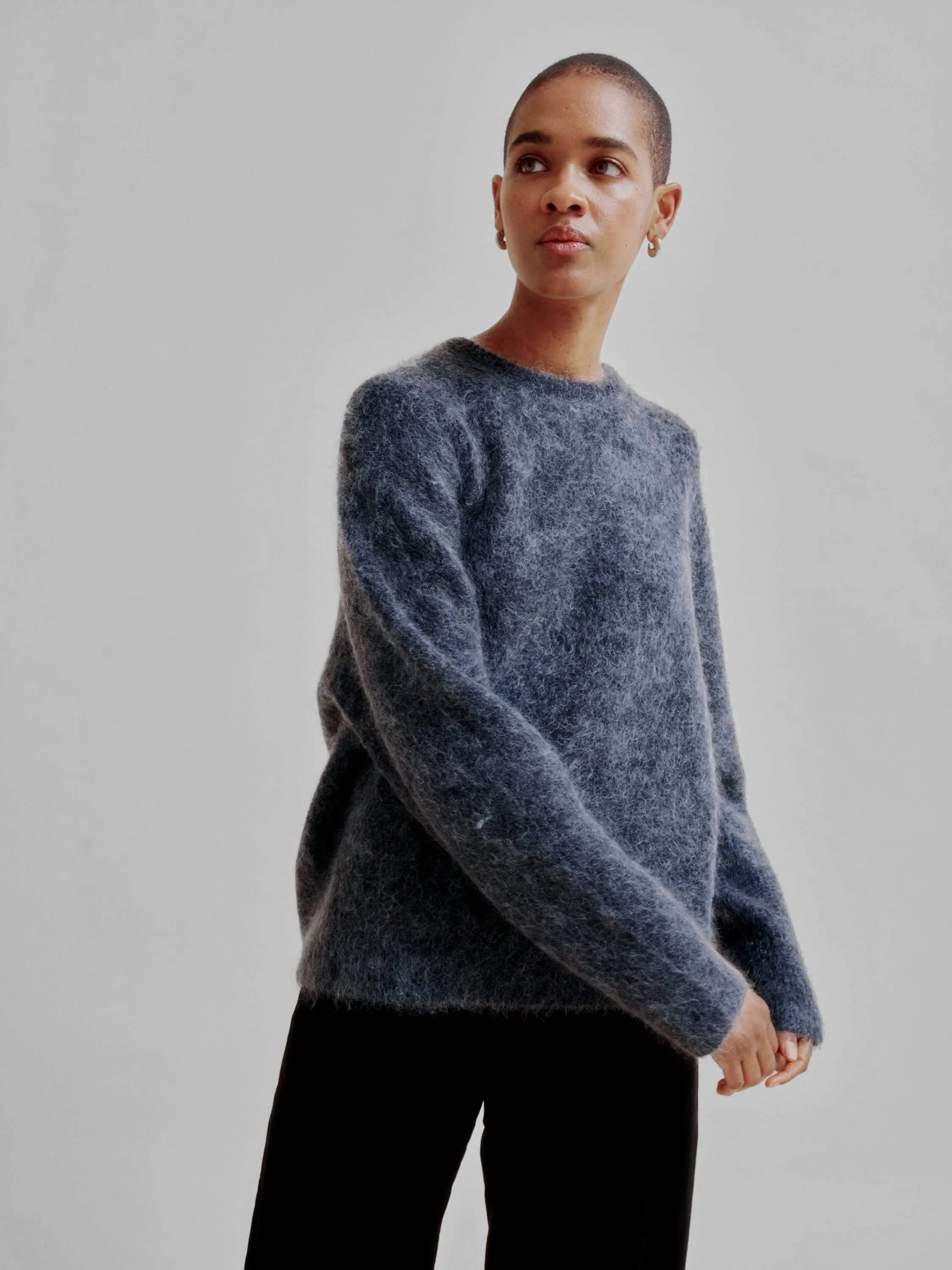 Mohair Pullover in Charcoal sold by Sayaka Davis product image thumbnail 4