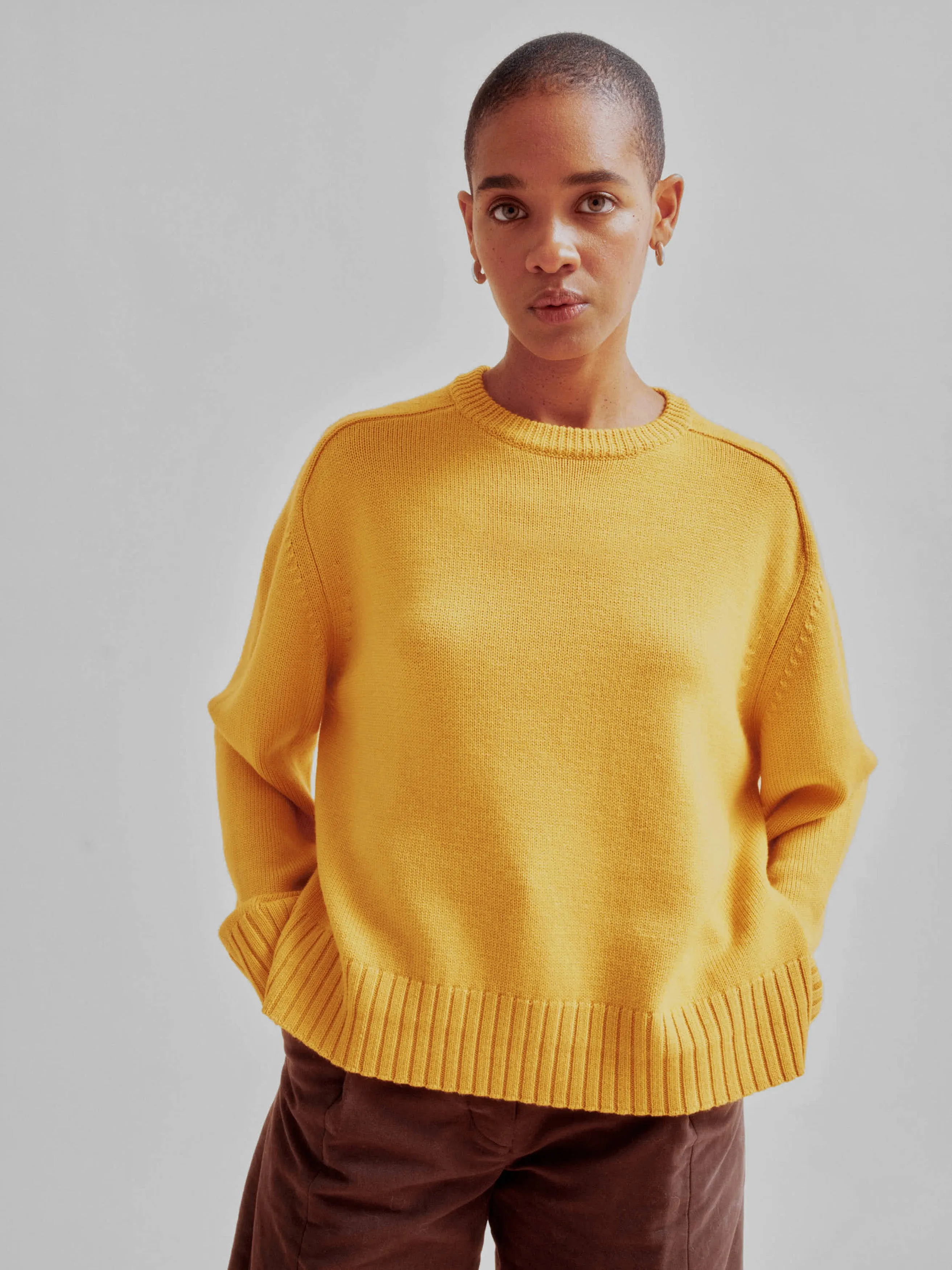 Crewneck Pullover in Golden Sun sold by Sayaka Davis product image thumbnail 2