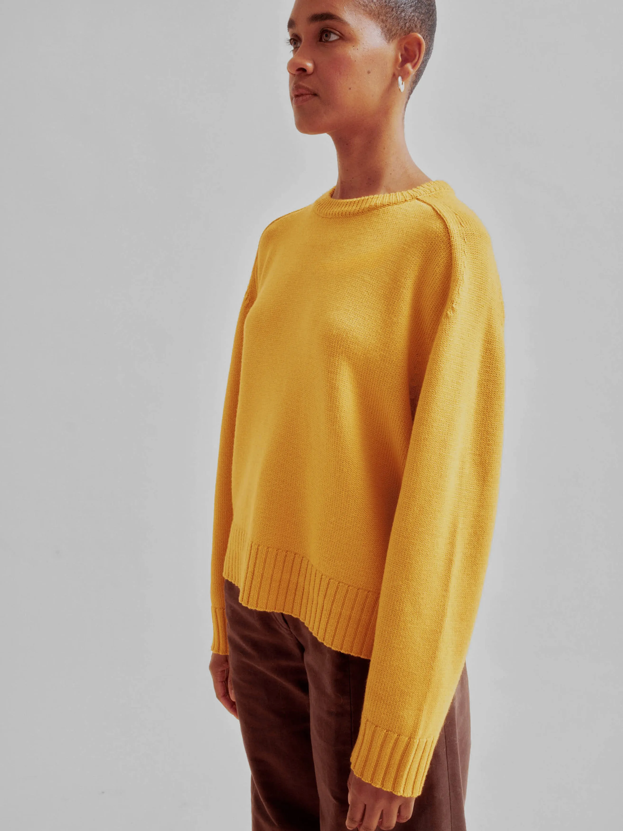 Crewneck Pullover in Golden Sun sold by Sayaka Davis product image thumbnail 3