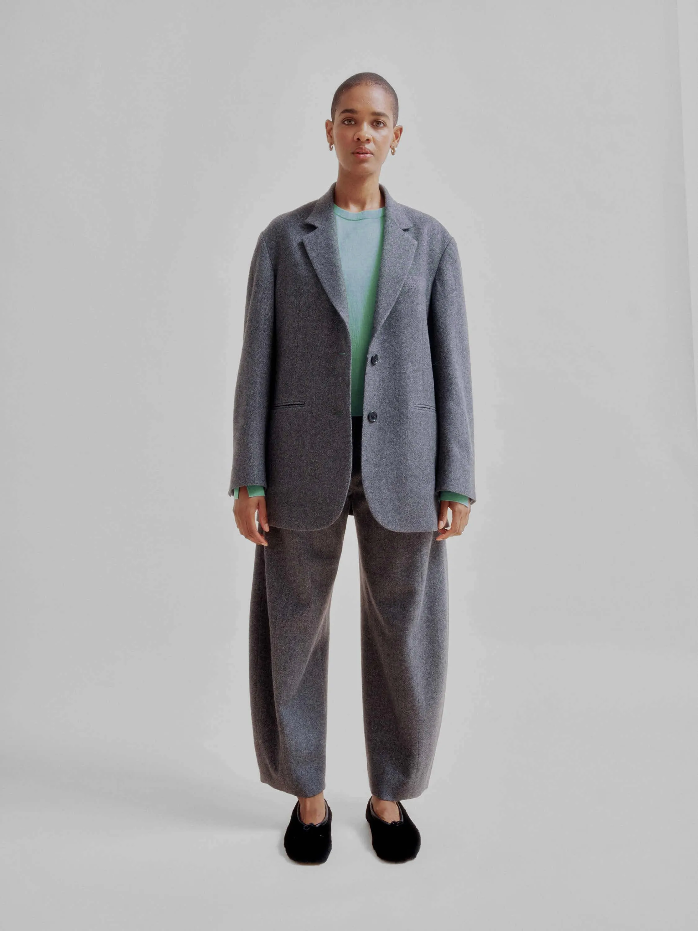 Two Button Blazer in Gray sold by Sayaka Davis product image thumbnail 5