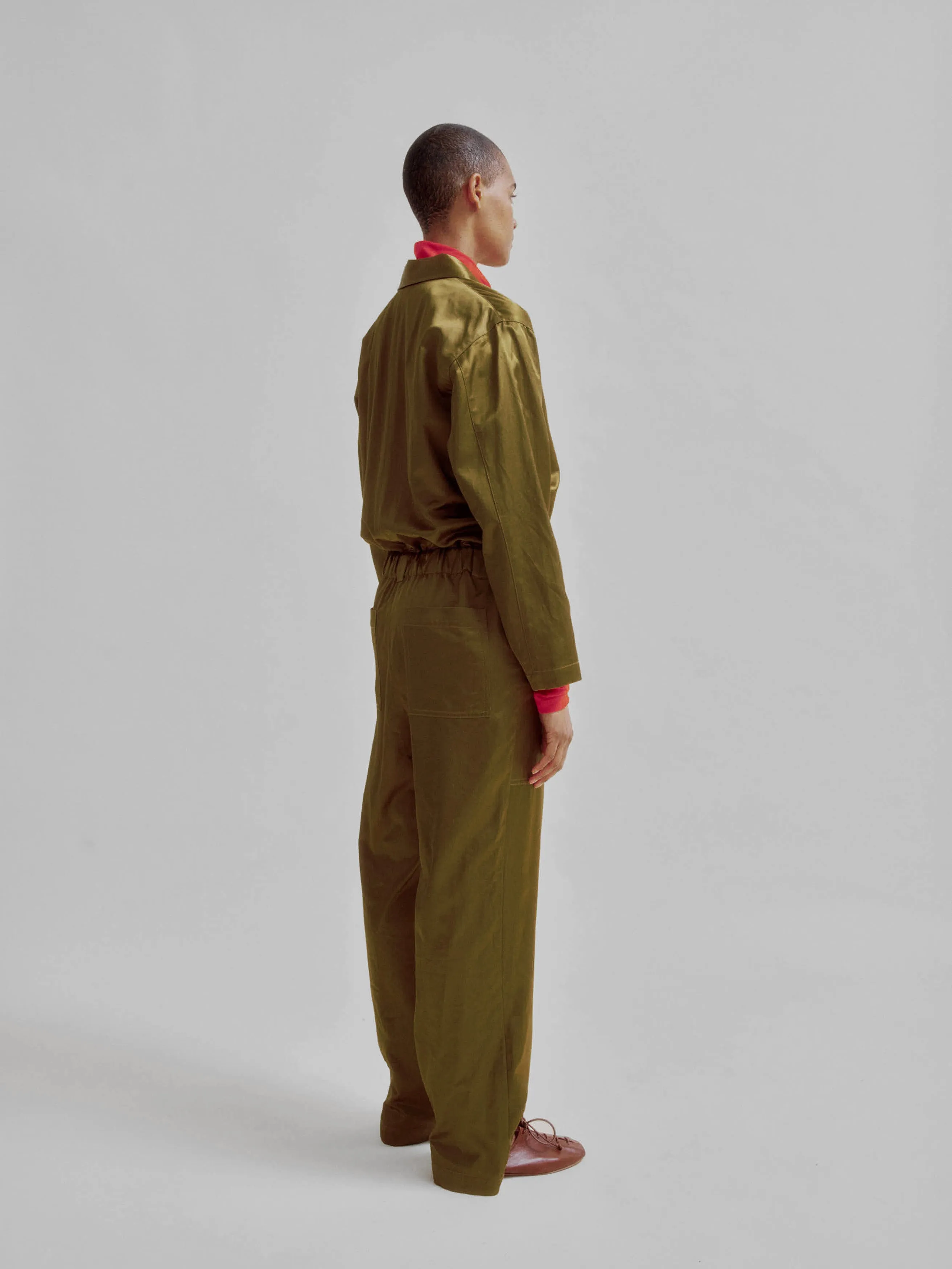 Coverall in Olive sold by Sayaka Davis product image thumbnail 5
