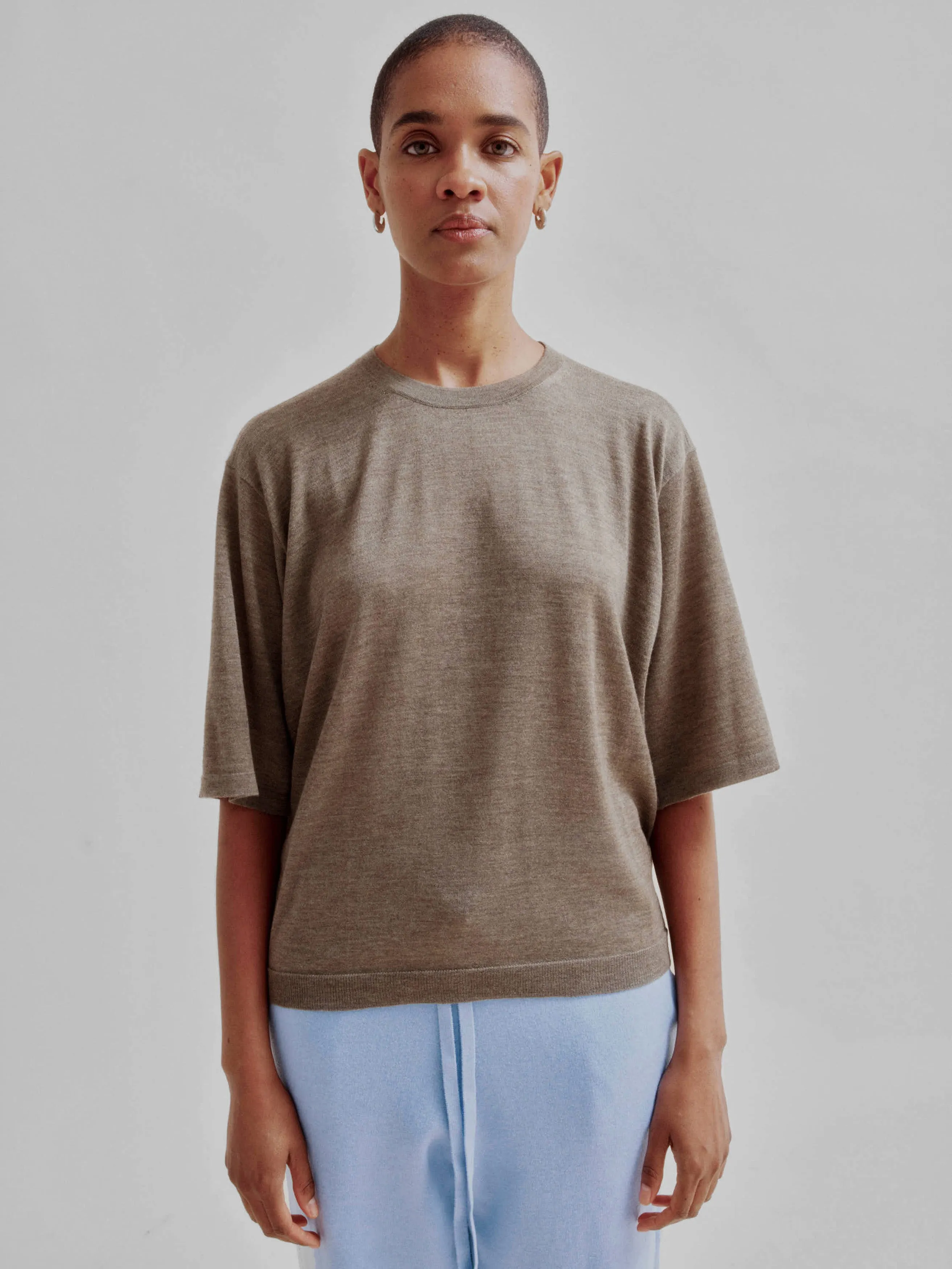 Cashmere Tee in Artichoke sold by Sayaka Davis product image thumbnail 2
