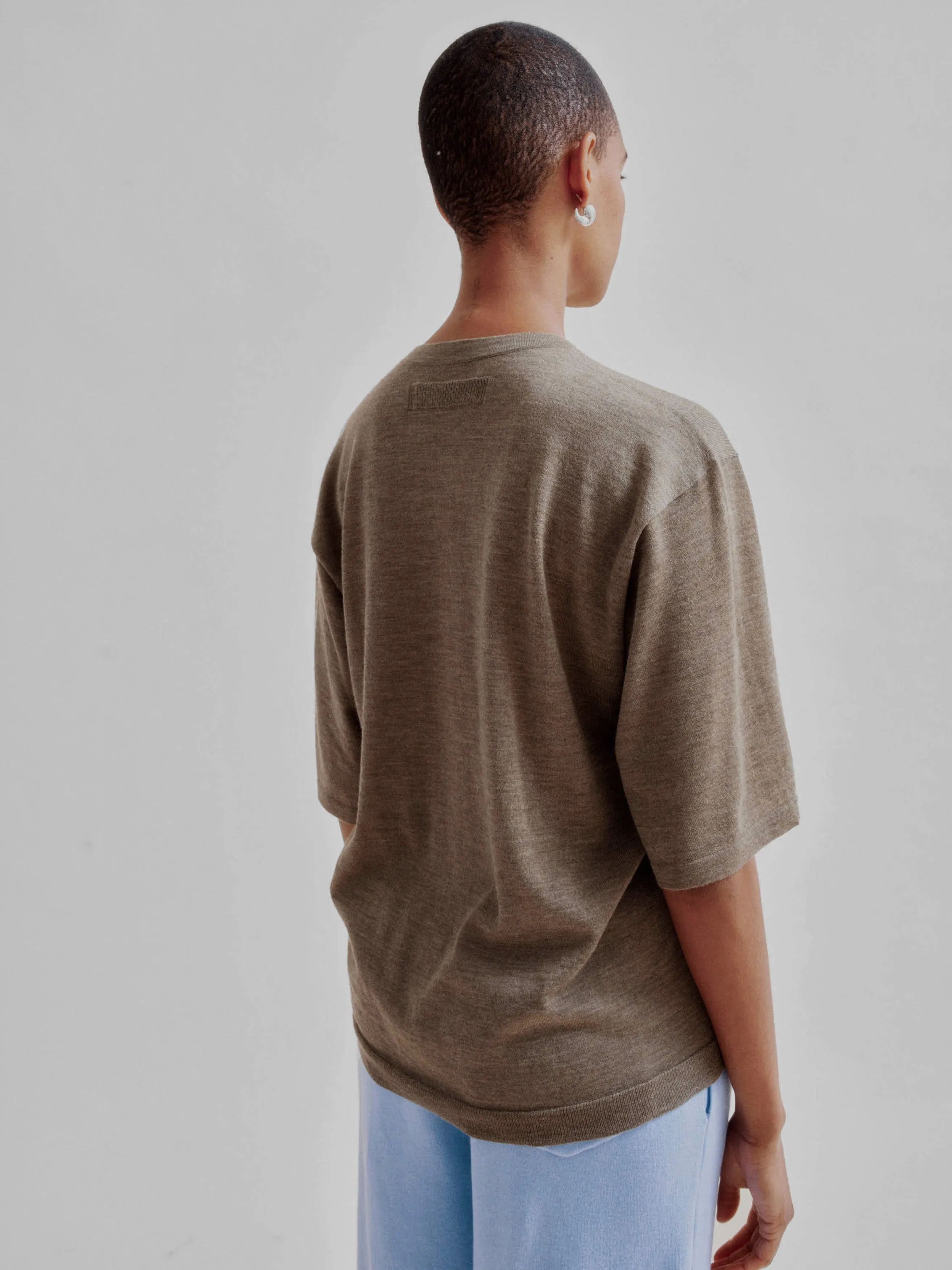 Cashmere Tee in Artichoke sold by Sayaka Davis product image thumbnail 3