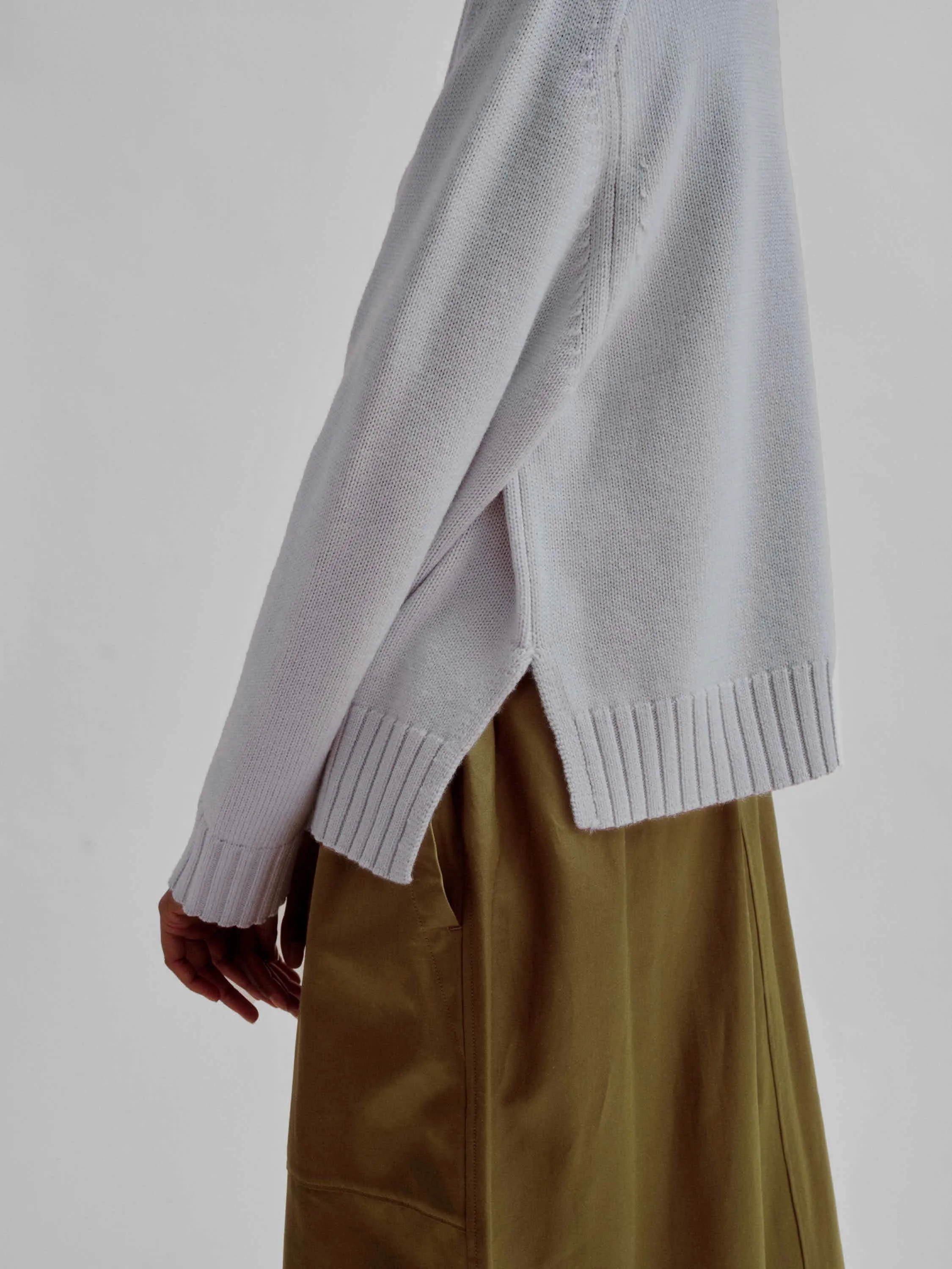 CREWNECK PULLOVER IN ICE GRAY sold by Sayaka Davis product image thumbnail 5