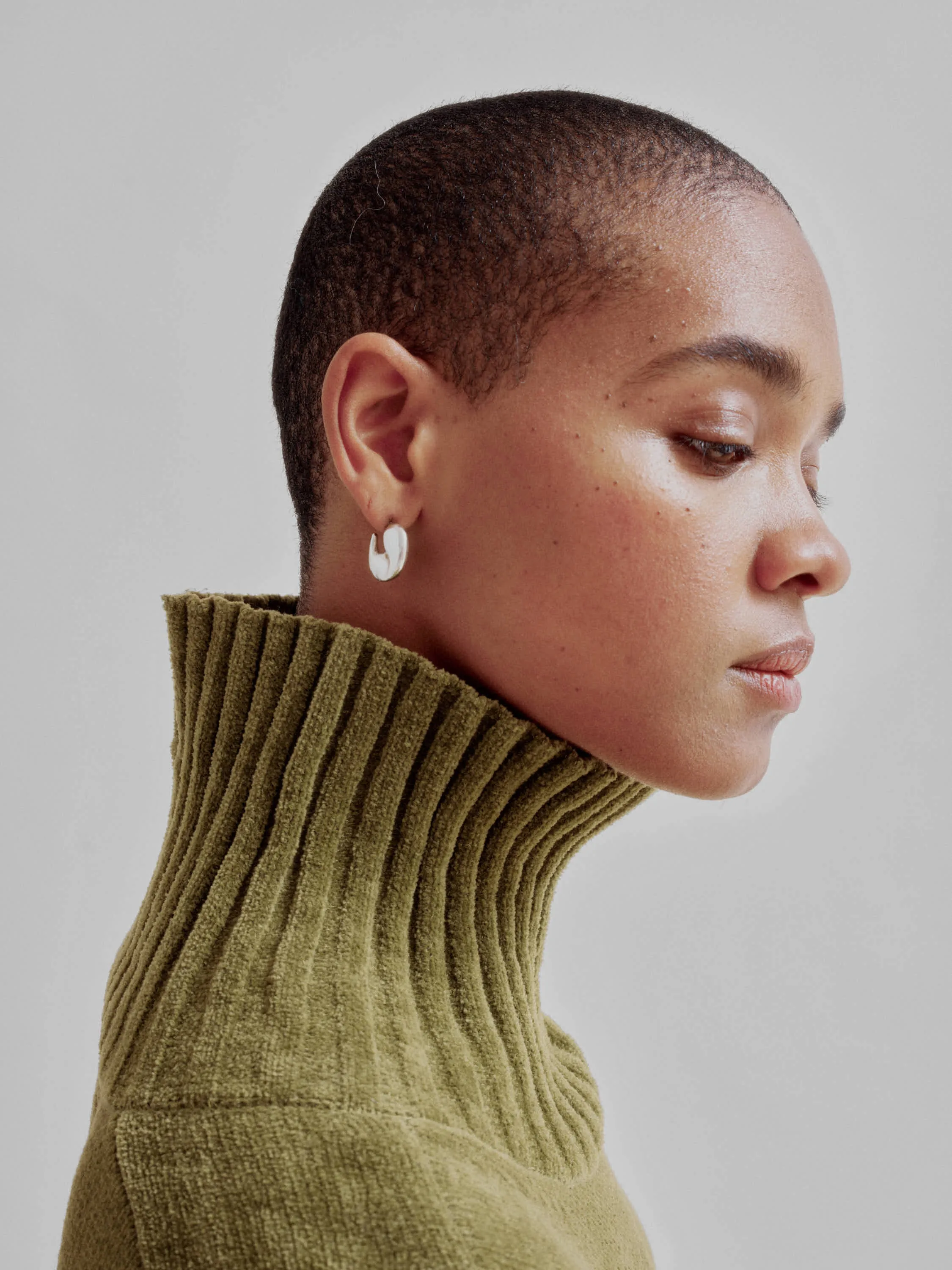 HIGHNECK SWEATER IN PICKLE sold by Sayaka Davis product image thumbnail 5