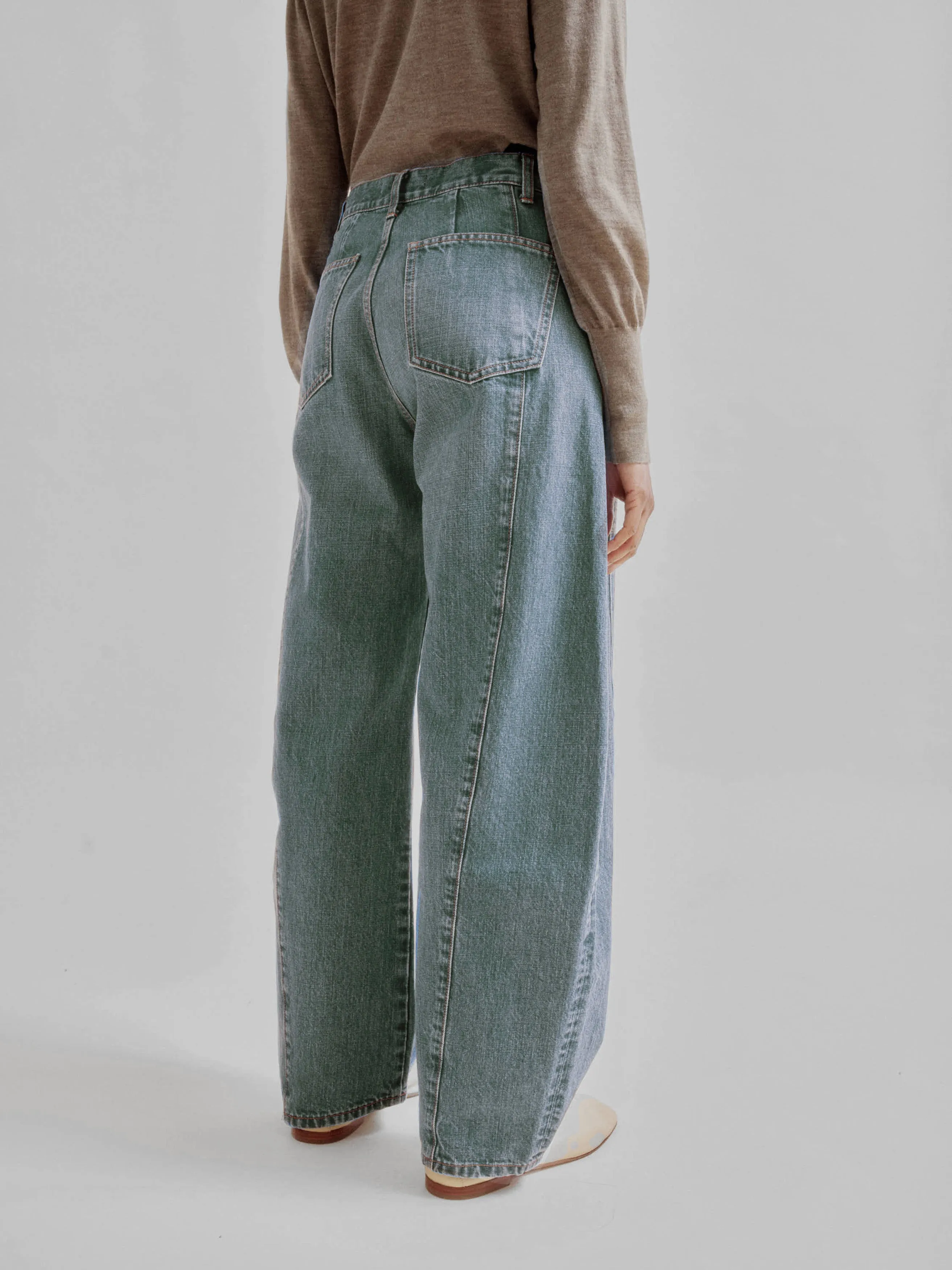 BARREL DENIM IN VINTAGE BLUE sold by Sayaka Davis product image thumbnail 3